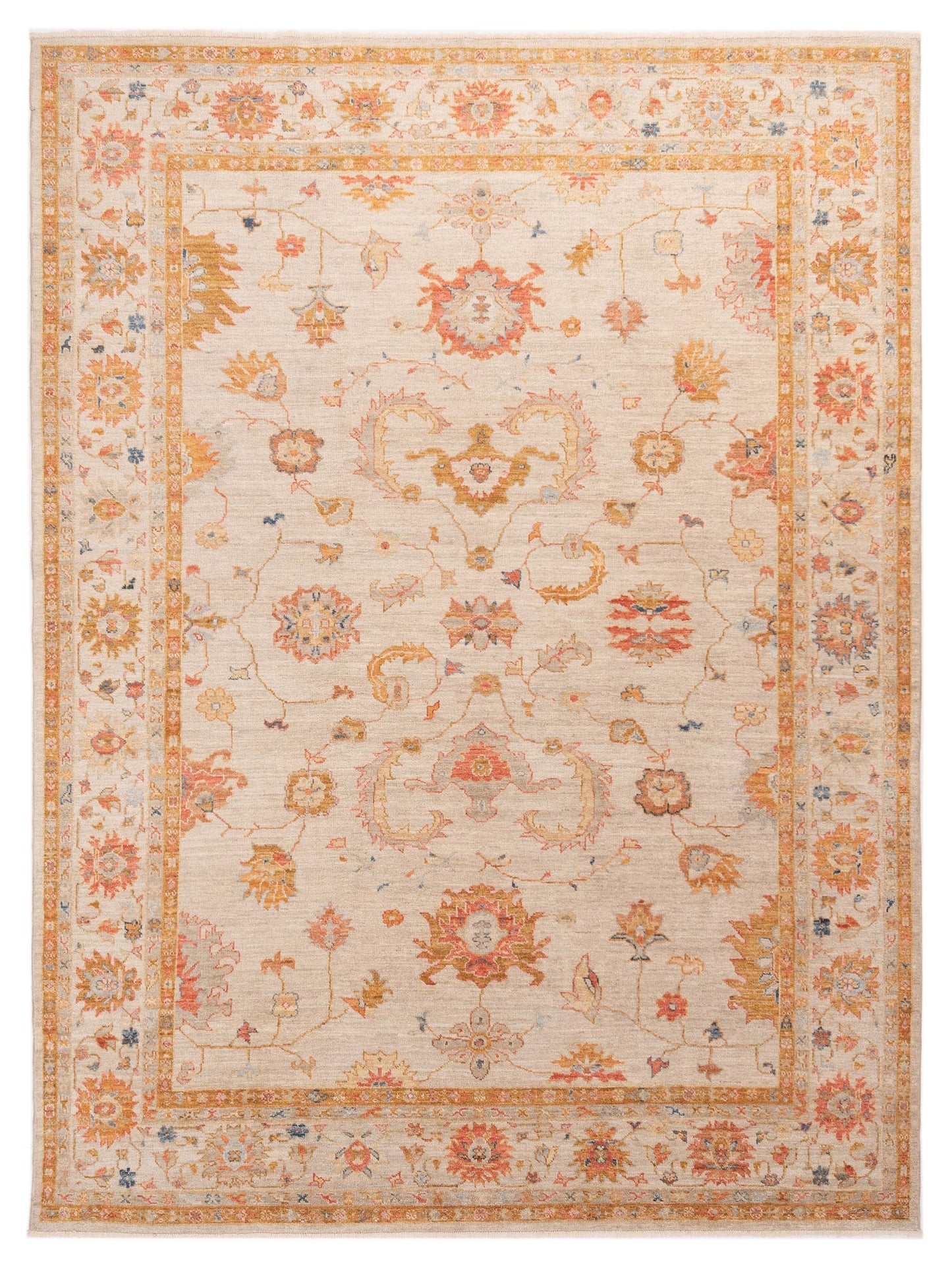 Anadol Angora Oushak  Ivory Ivory Traditional