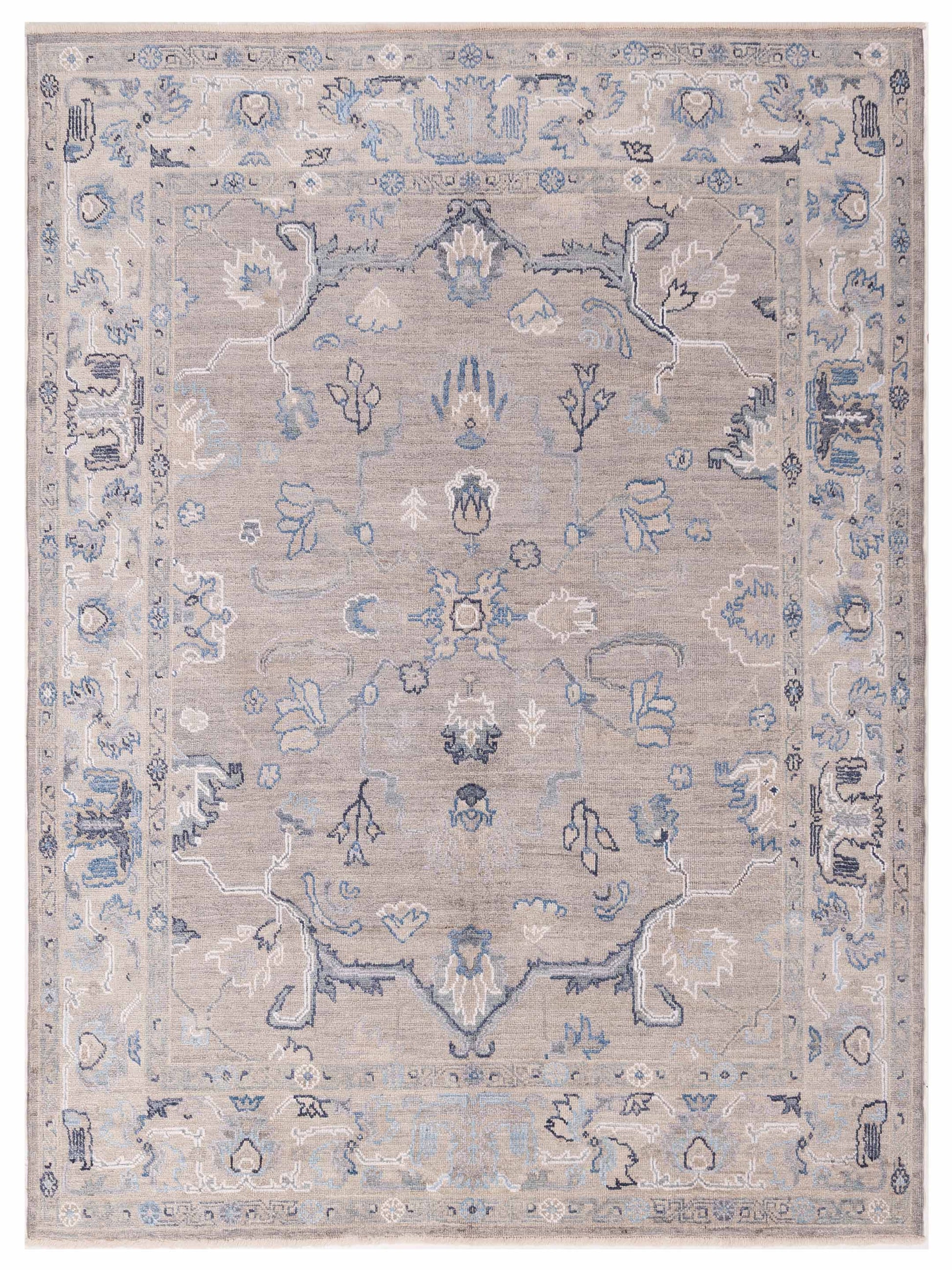 Anadol Angora Oushak  Gray Silver Traditional