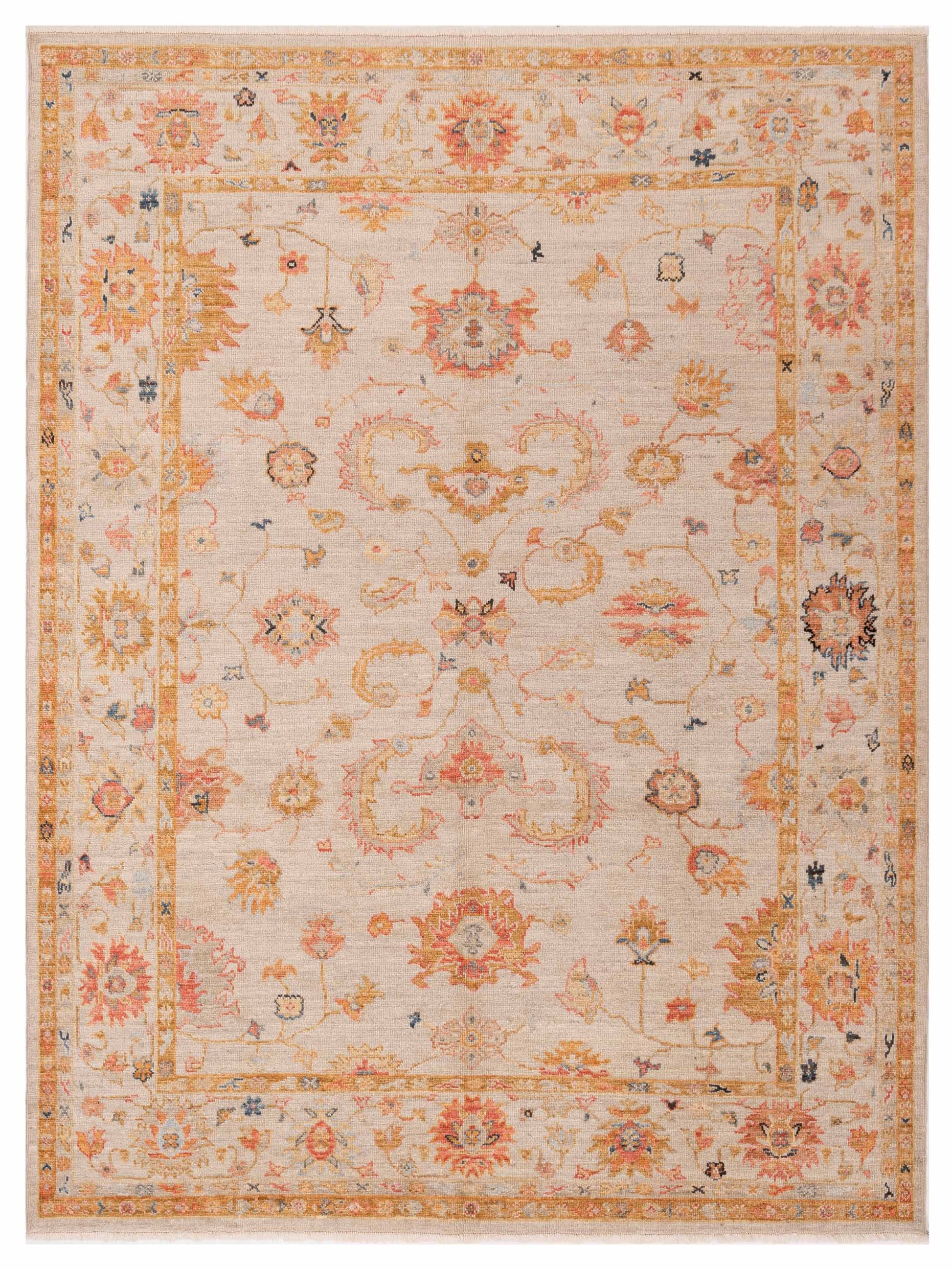 Anadol Angora Oushak  Ivory Ivory Traditional