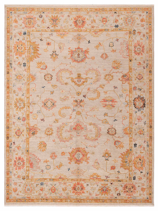 Anadol Angora Oushak  Ivory Ivory Traditional