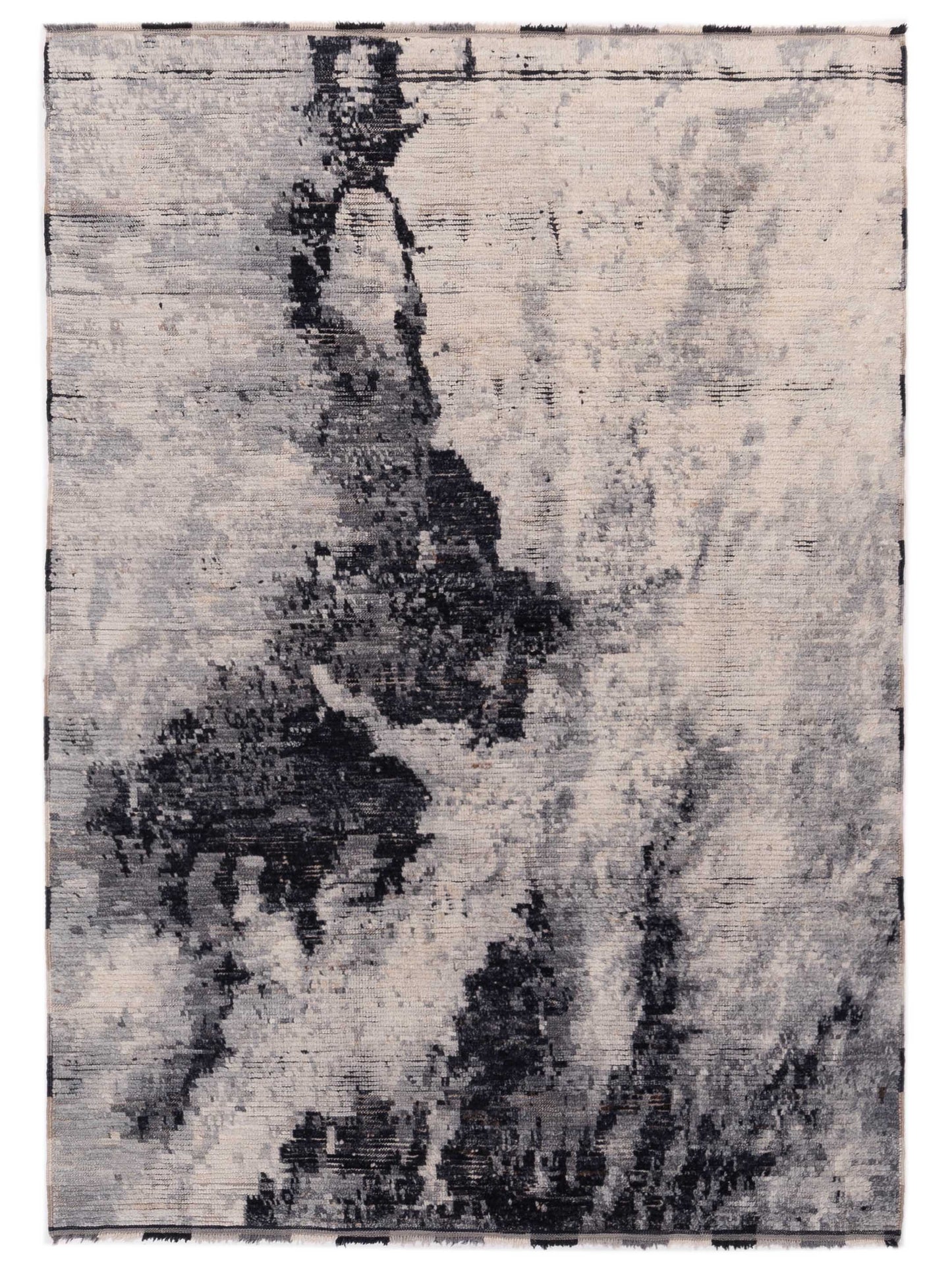 Pasha Atlas Ivory Black Contemporary