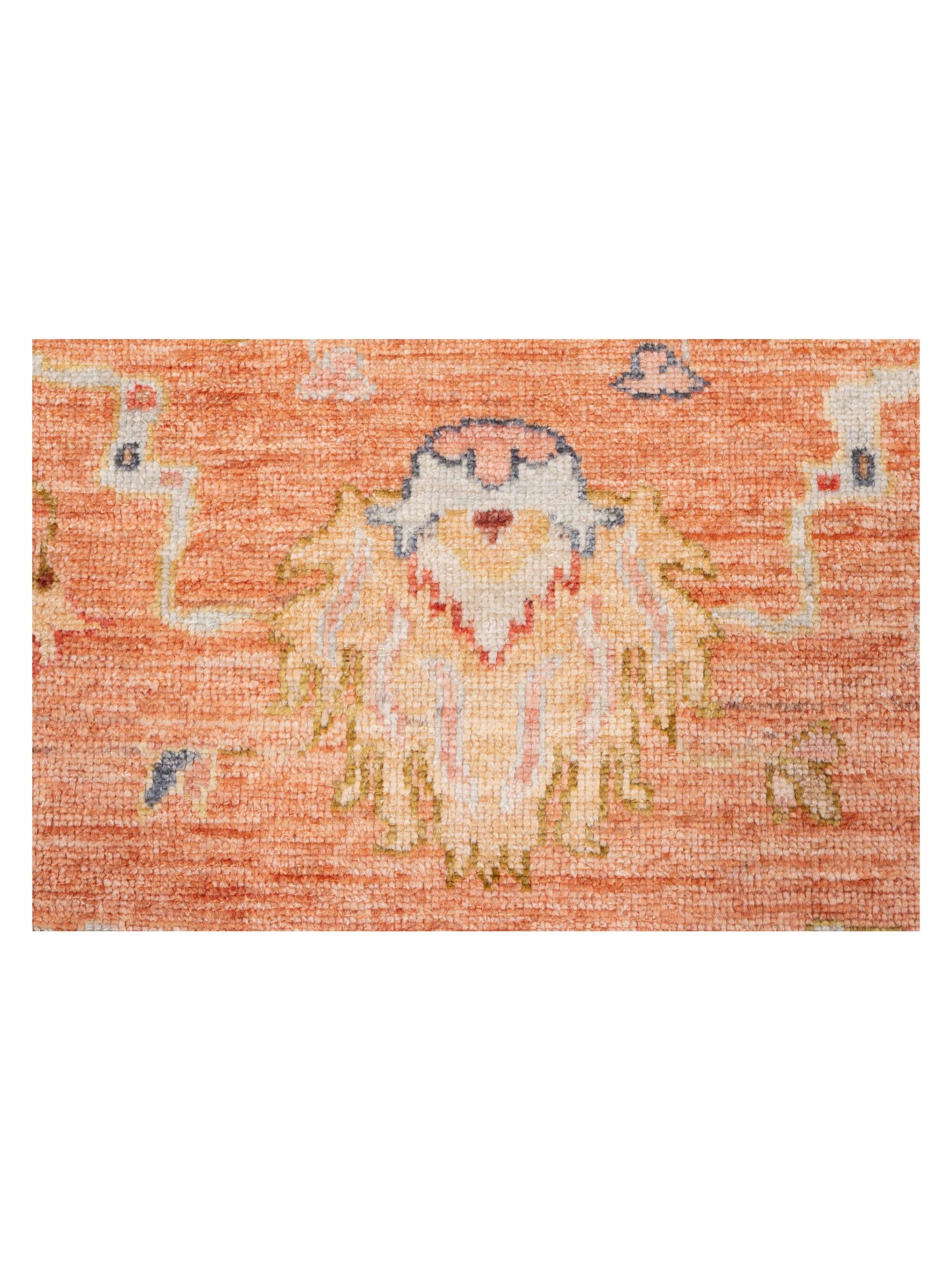 Atlas Myra Ivory Dark Blue 6.2x8.9 Hand Knotted Rug