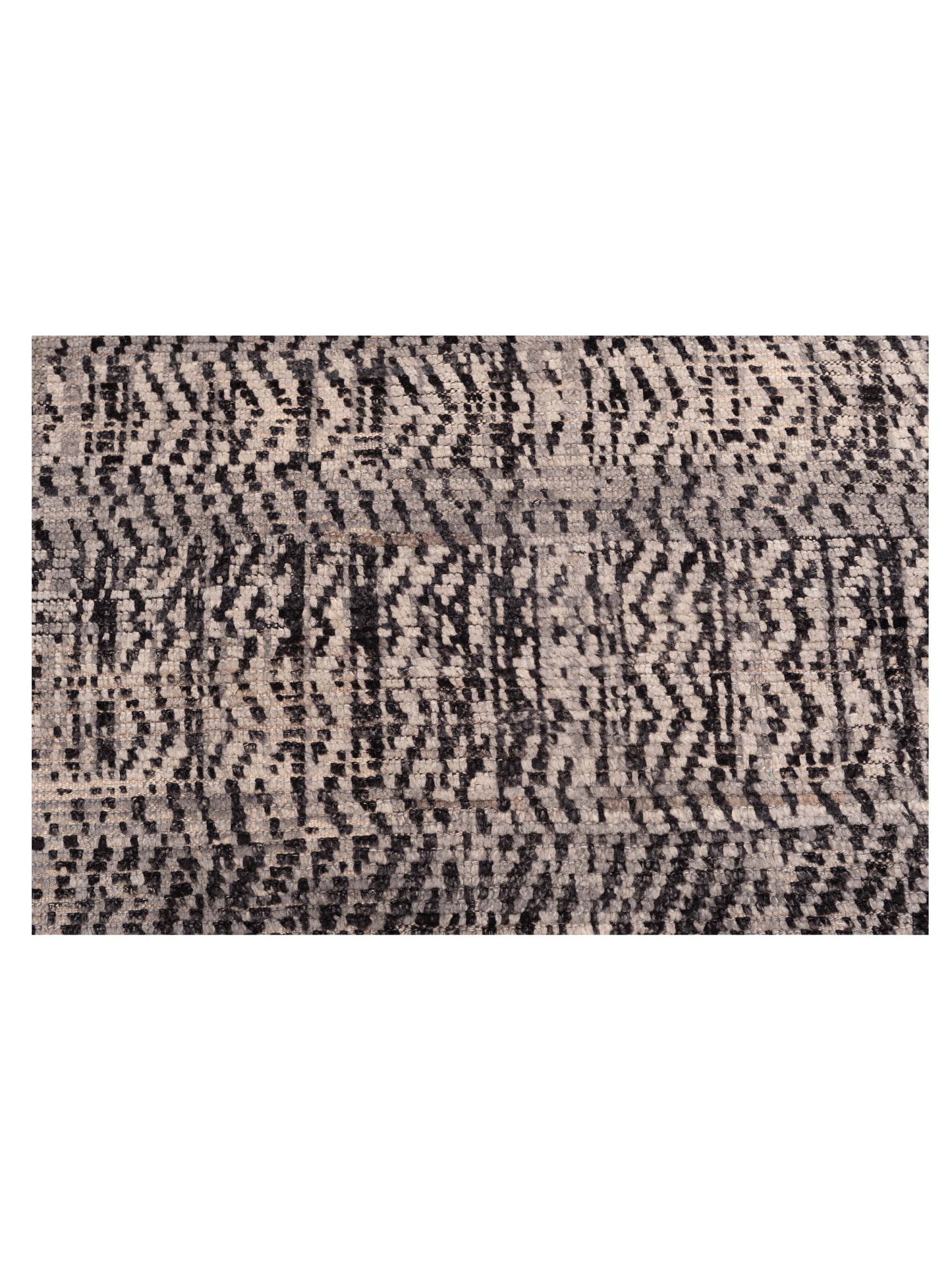Atlas 148160 Black Gray 6.8x9.6 Hand Knotted Rug