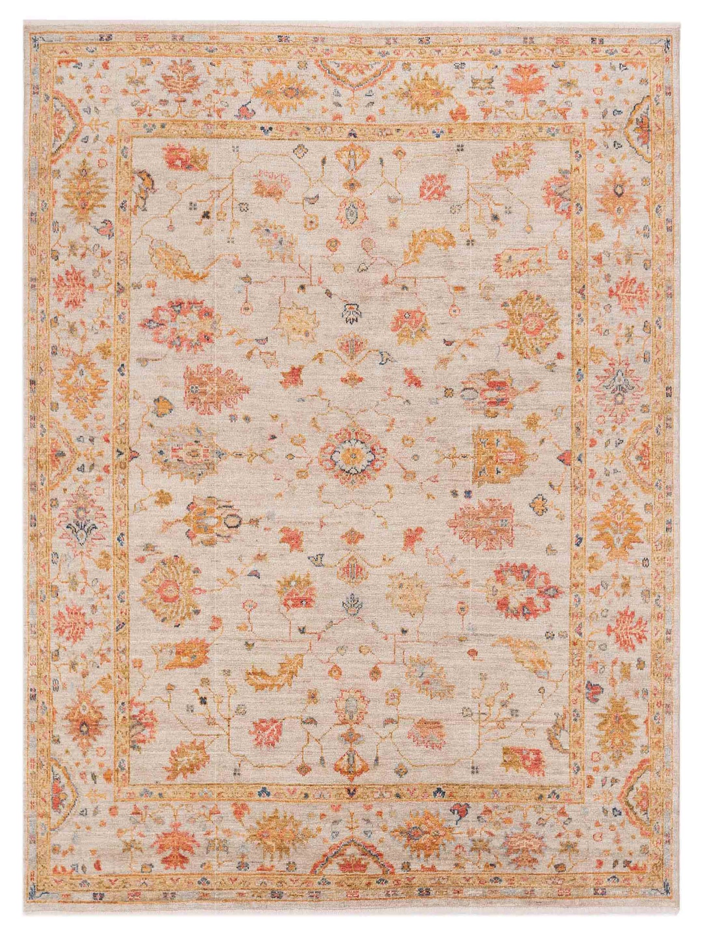 Anadol Angora Oushak Ivory Ivory Traditional