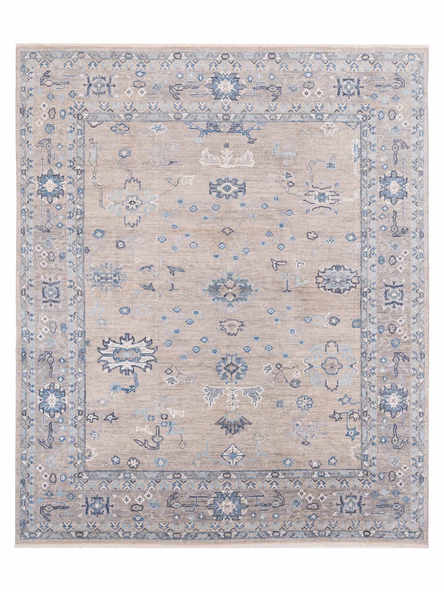 Anadol Angora Oushak  Gray Gray Traditional