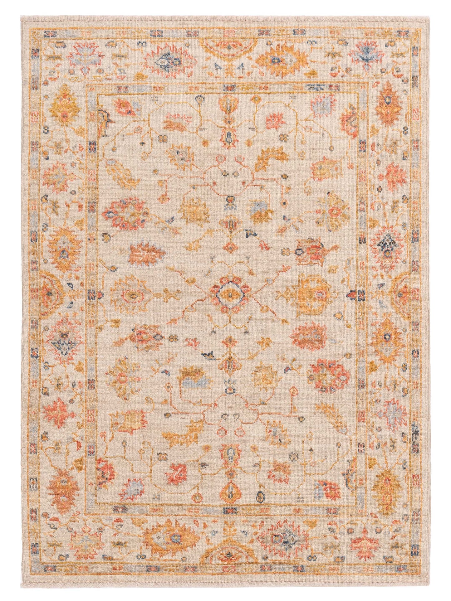 Anadol Angora Oushak Ivory Ivory Traditional
