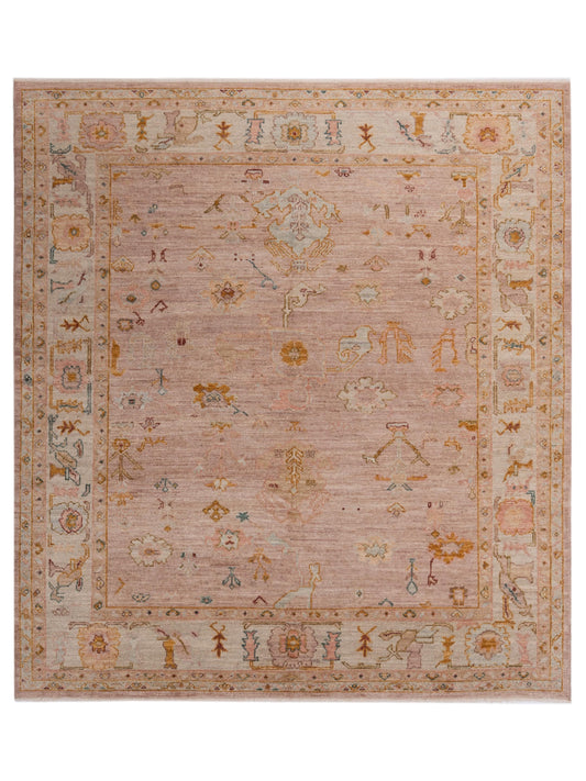 Anadol Angora Oushak  Pink Ivory Traditional