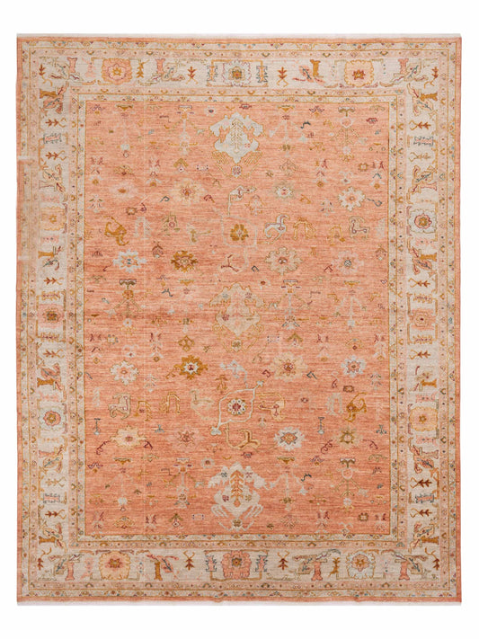 Anadol Angora Oushak  Pink Ivory Traditional
