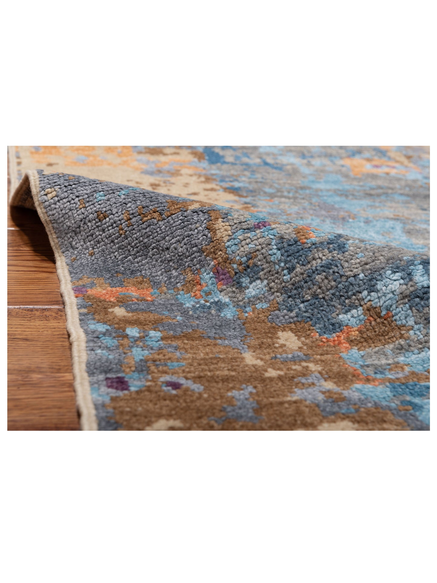 Angora Oushak 148234 Multi Multi 8.1x9.8 Hand Knotted Rug