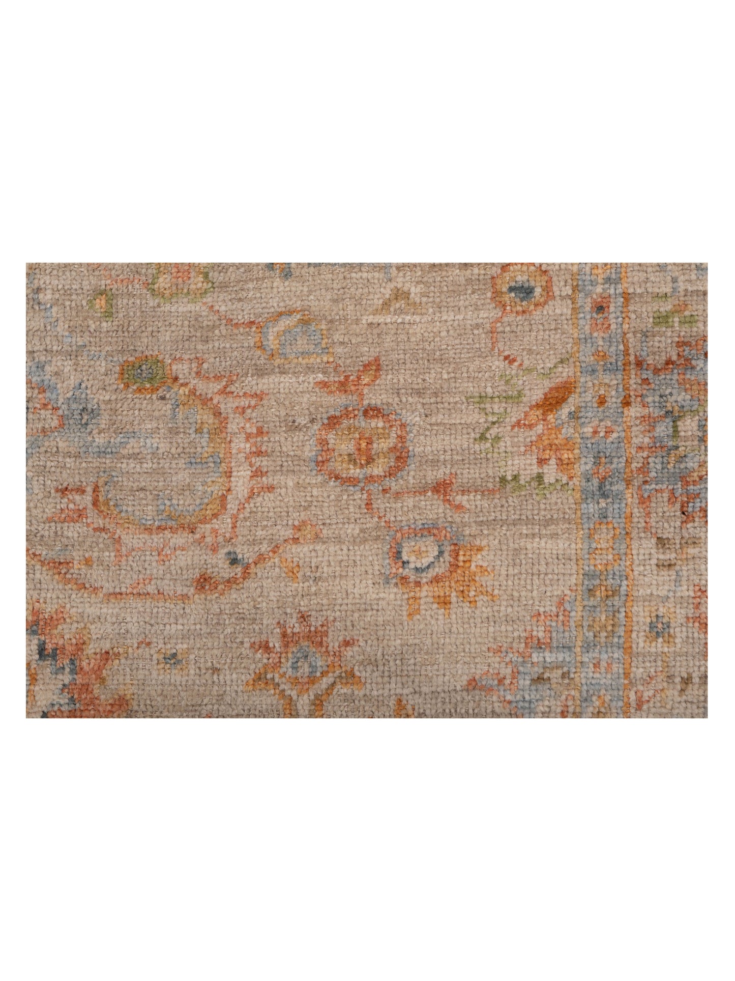 Angora Oushak 148303 Silver Silver 5.1x6.8 Hand Knotted Rug