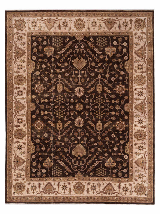Rajpur Ghazani  Dark Green Ivory Transitional