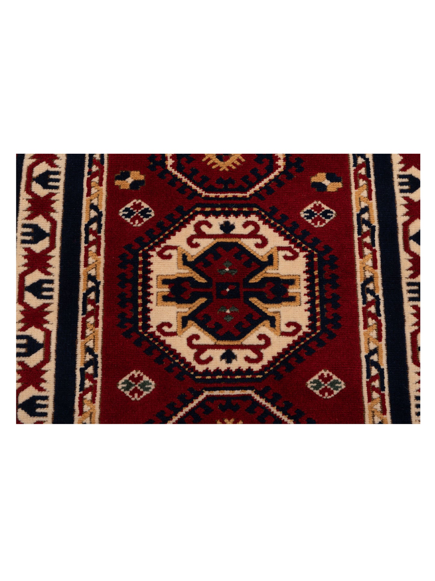 Turkish Shirwan 148337 Red Ivory 3.3x4 Hand Knotted Rug