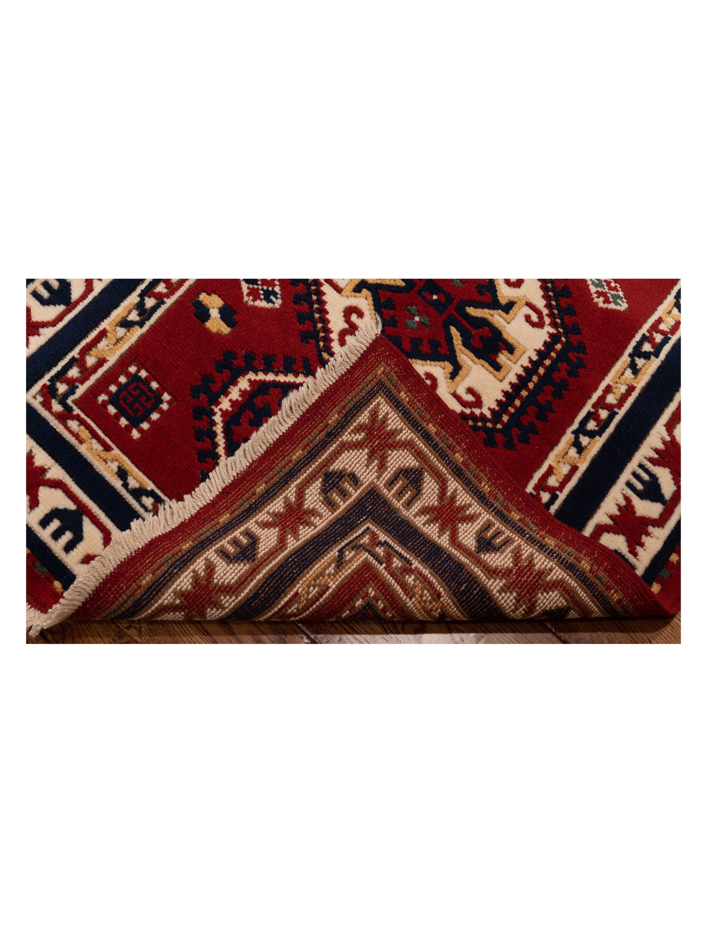 Turkish Shirwan 148337 Red Ivory 3.3x4 Hand Knotted Rug