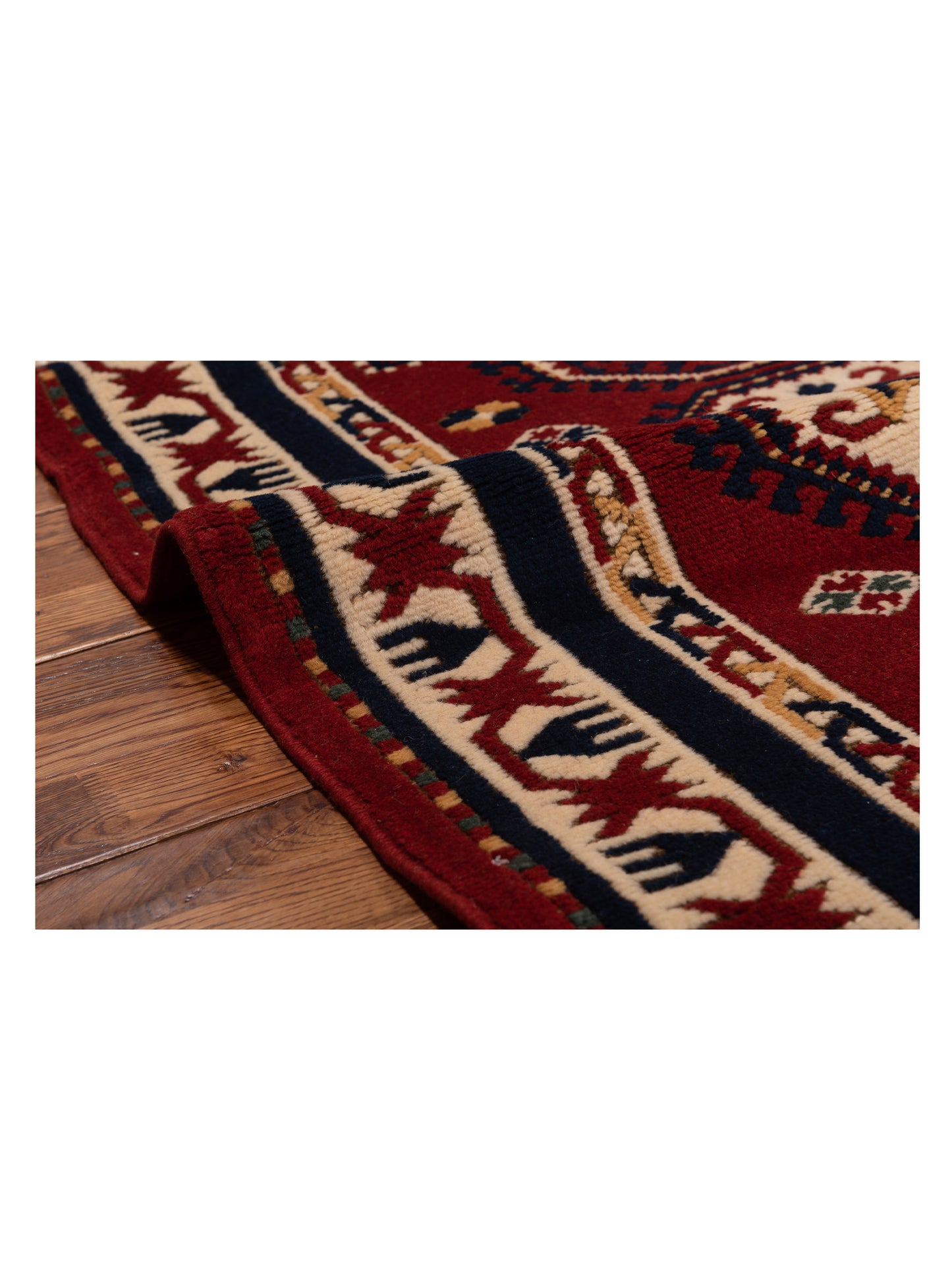 Turkish Shirwan 148337 Red Ivory 3.3x4 Hand Knotted Rug