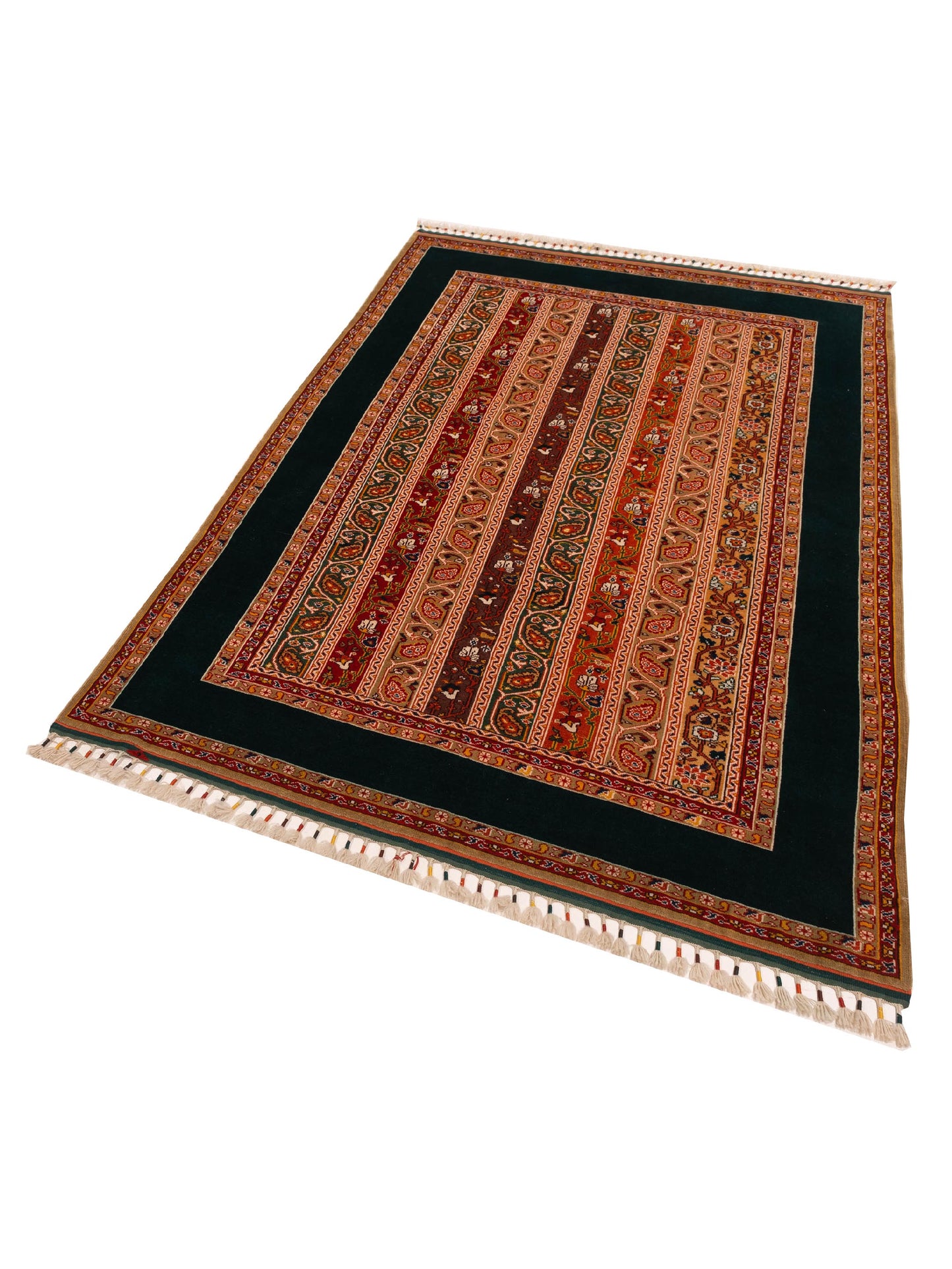 Turkish Shirwan 148341 Multi Multi 6.5x9.2 Hand Knotted Rug