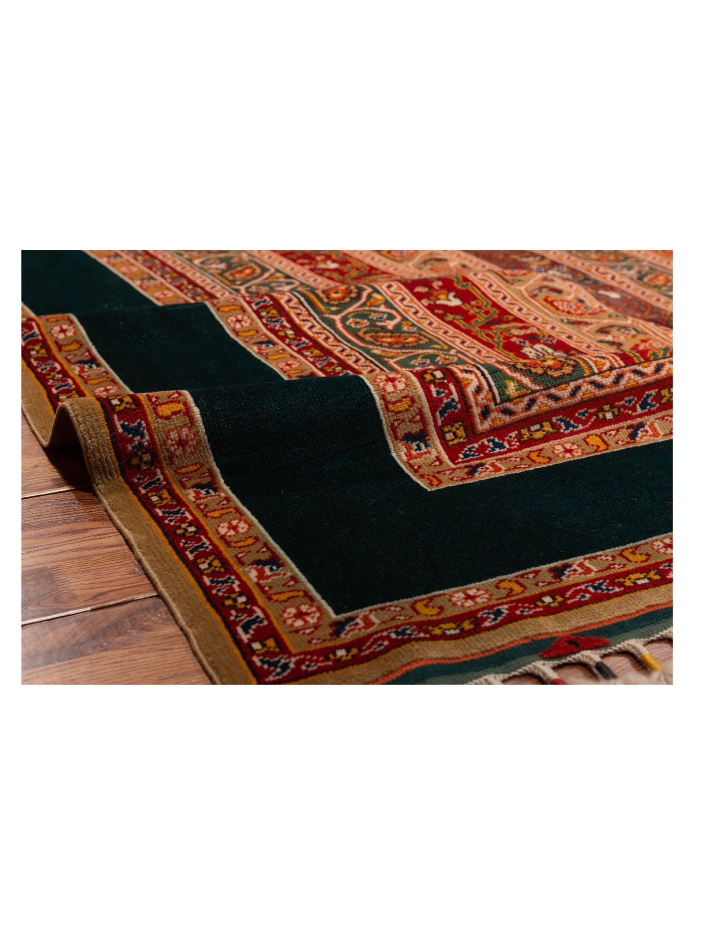 Turkish Shirwan 148341 Multi Multi 6.5x9.2 Hand Knotted Rug