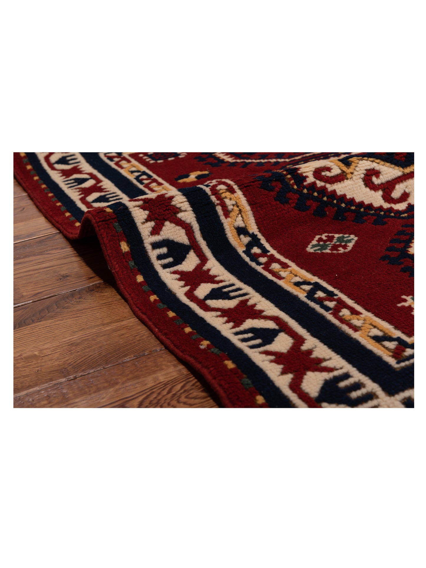 Turkish Shirwan 148350 Red Ivory 3x4 Hand Knotted Rug