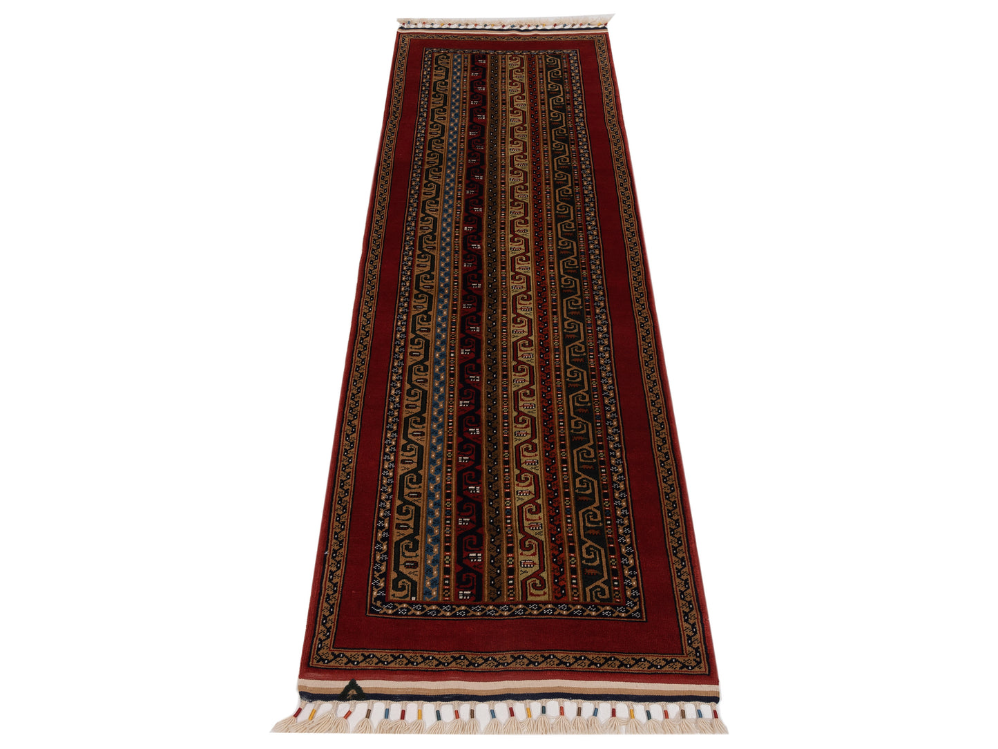 Turkish Shirwan 148361 Multi Multi 3x9.7 Hand Knotted Rug