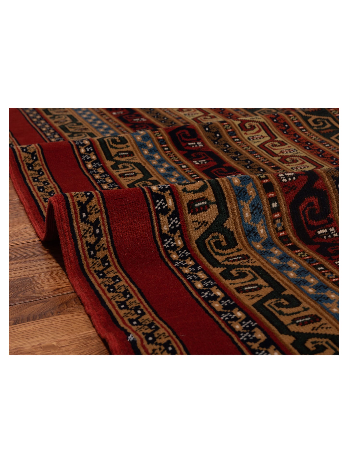 Turkish Shirwan 148361 Multi Multi 3x9.7 Hand Knotted Rug