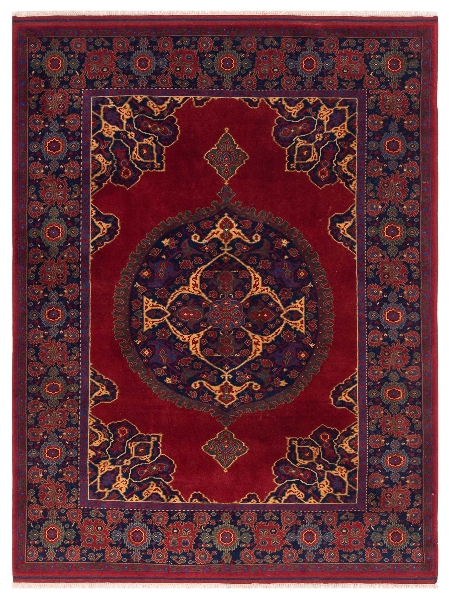 Pasha Turkish Shirwan Red Navy Traditional
