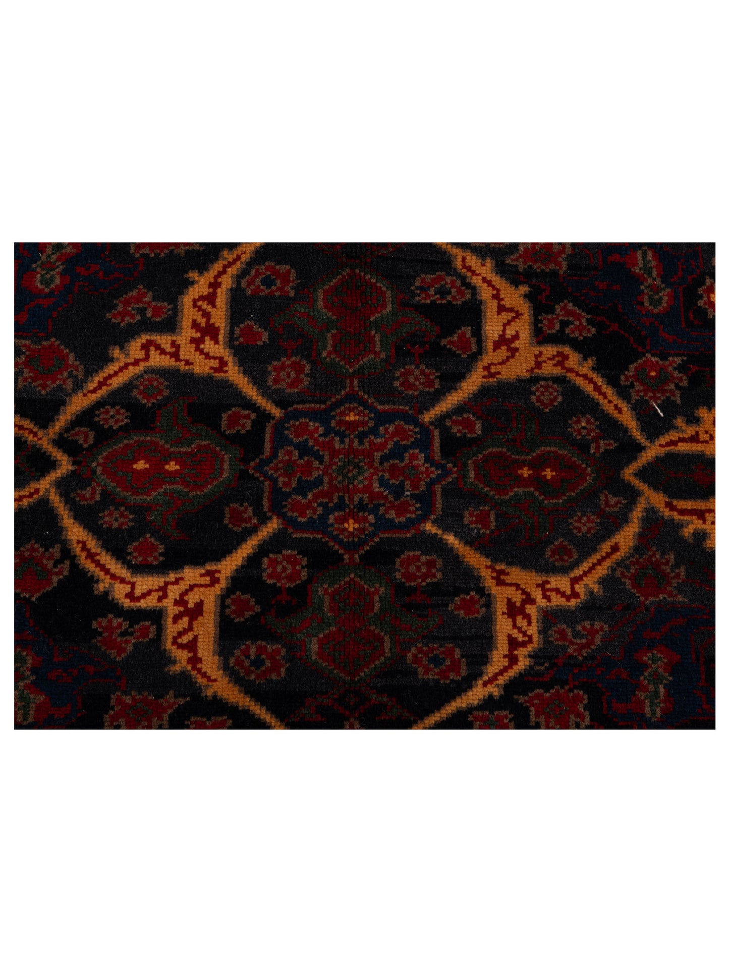 Turkish Shirwan 148389 Red Navy 5.8x7.4 Hand Knotted Rug