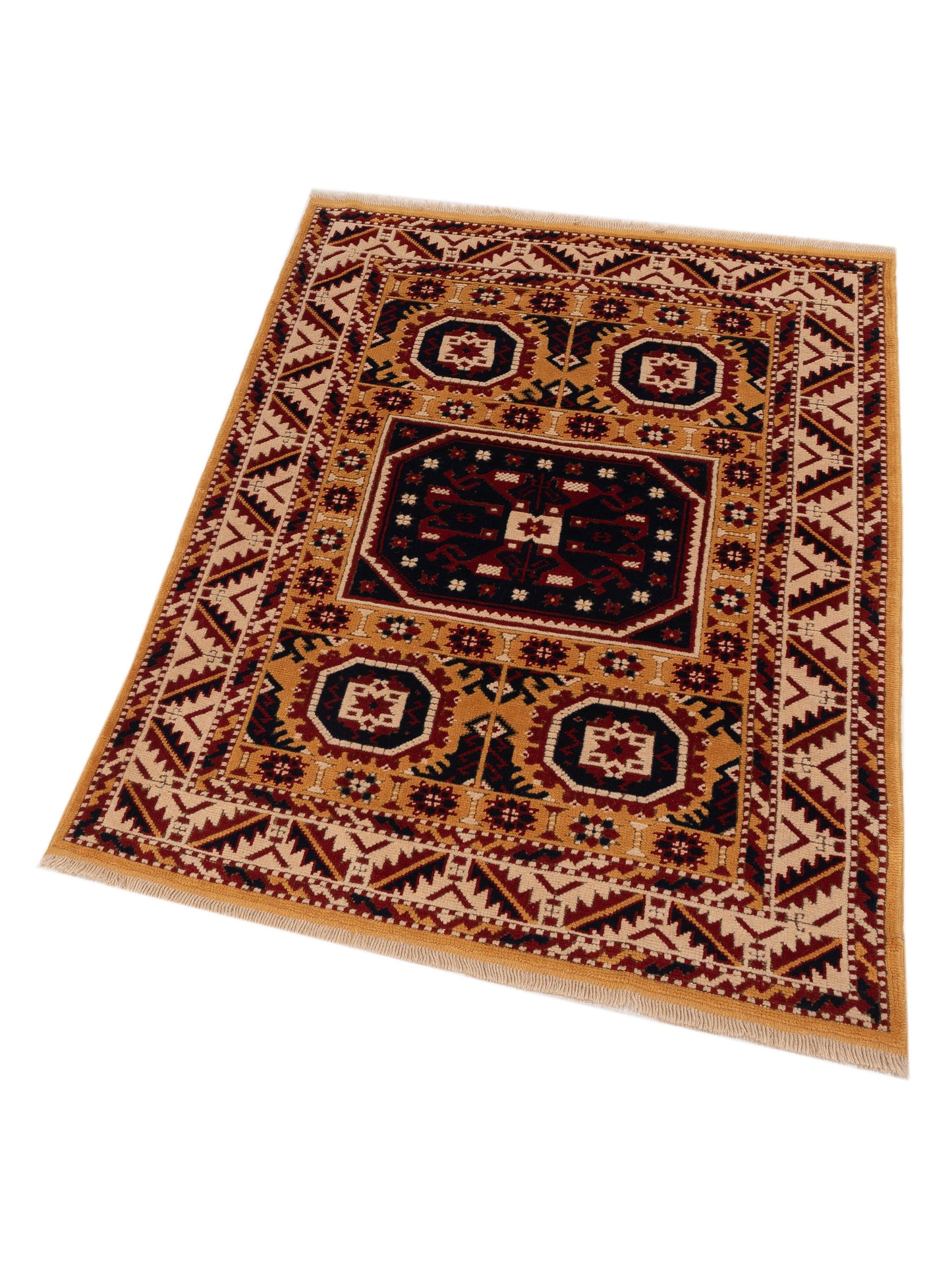 Turkish Shirwan 148393 Ivory Ivory 2.8x9.9 Hand Knotted Rug