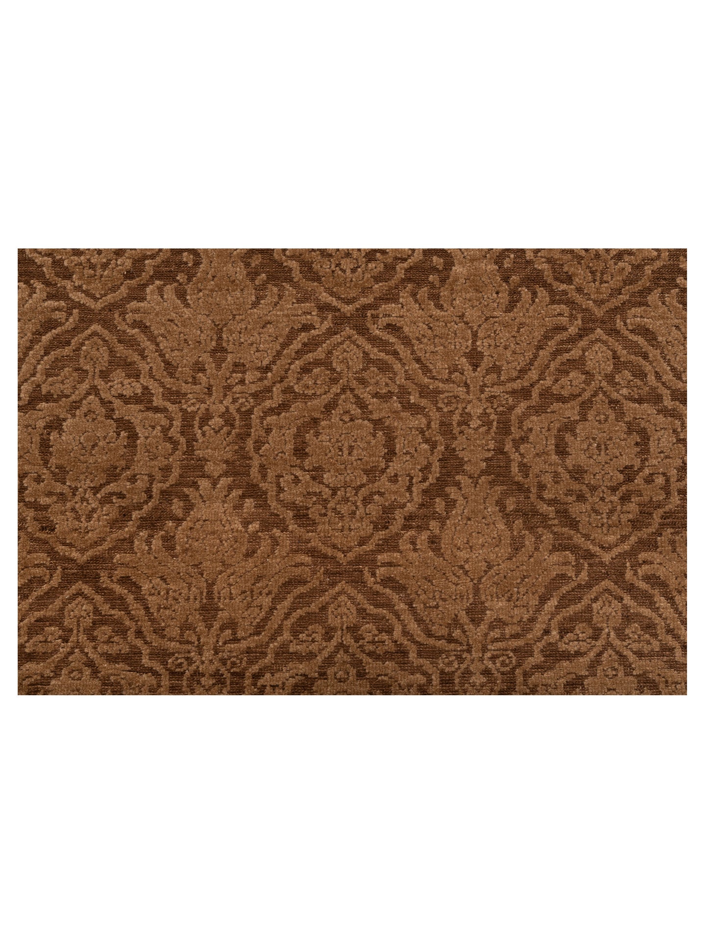 Defne Tulip Ivory Brown 4.2x5.10 Hand Knotted Rug