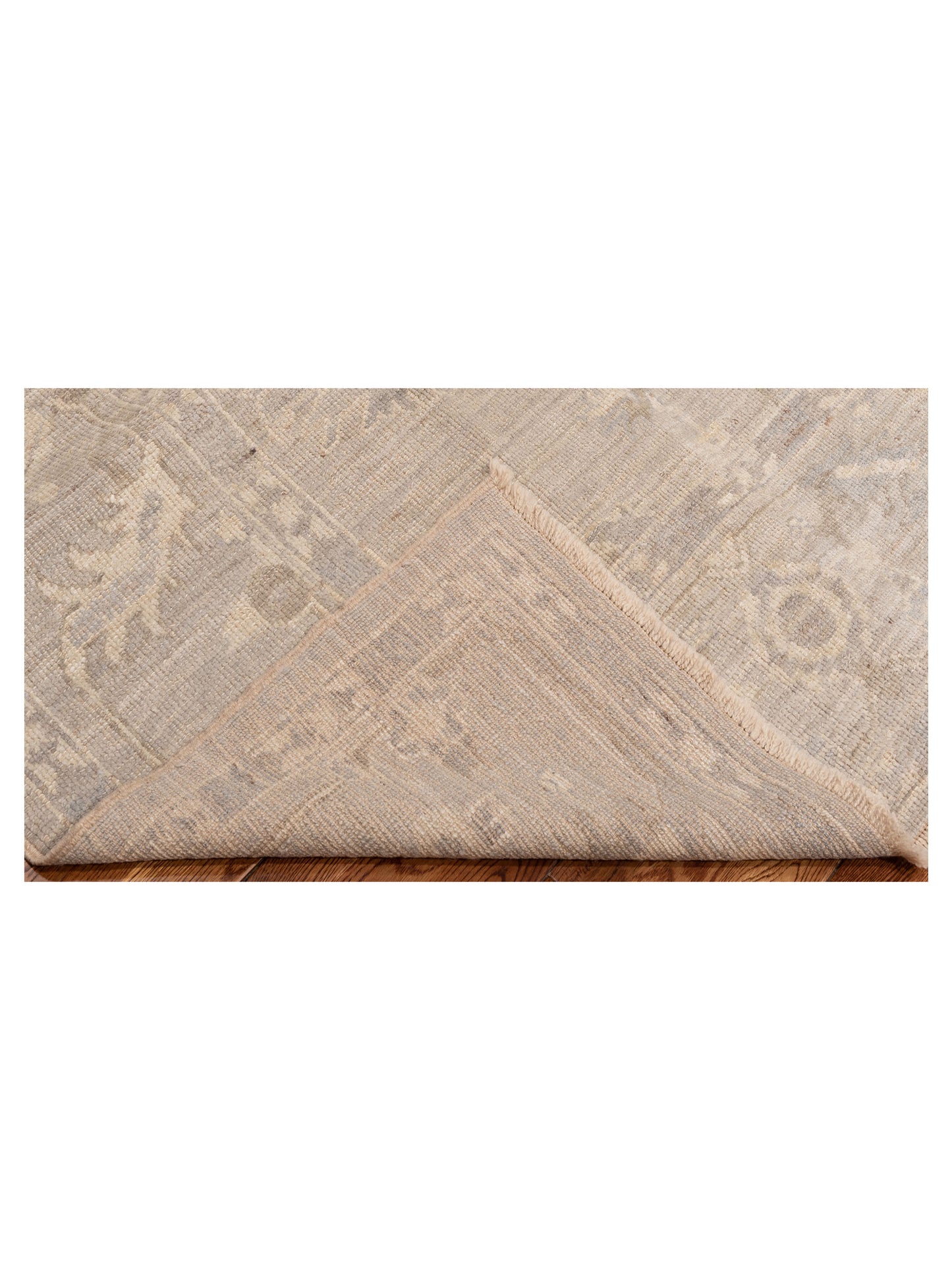 Angora Oushak 148413 Gray Gray 8.3x9.8 Hand Knotted Rug