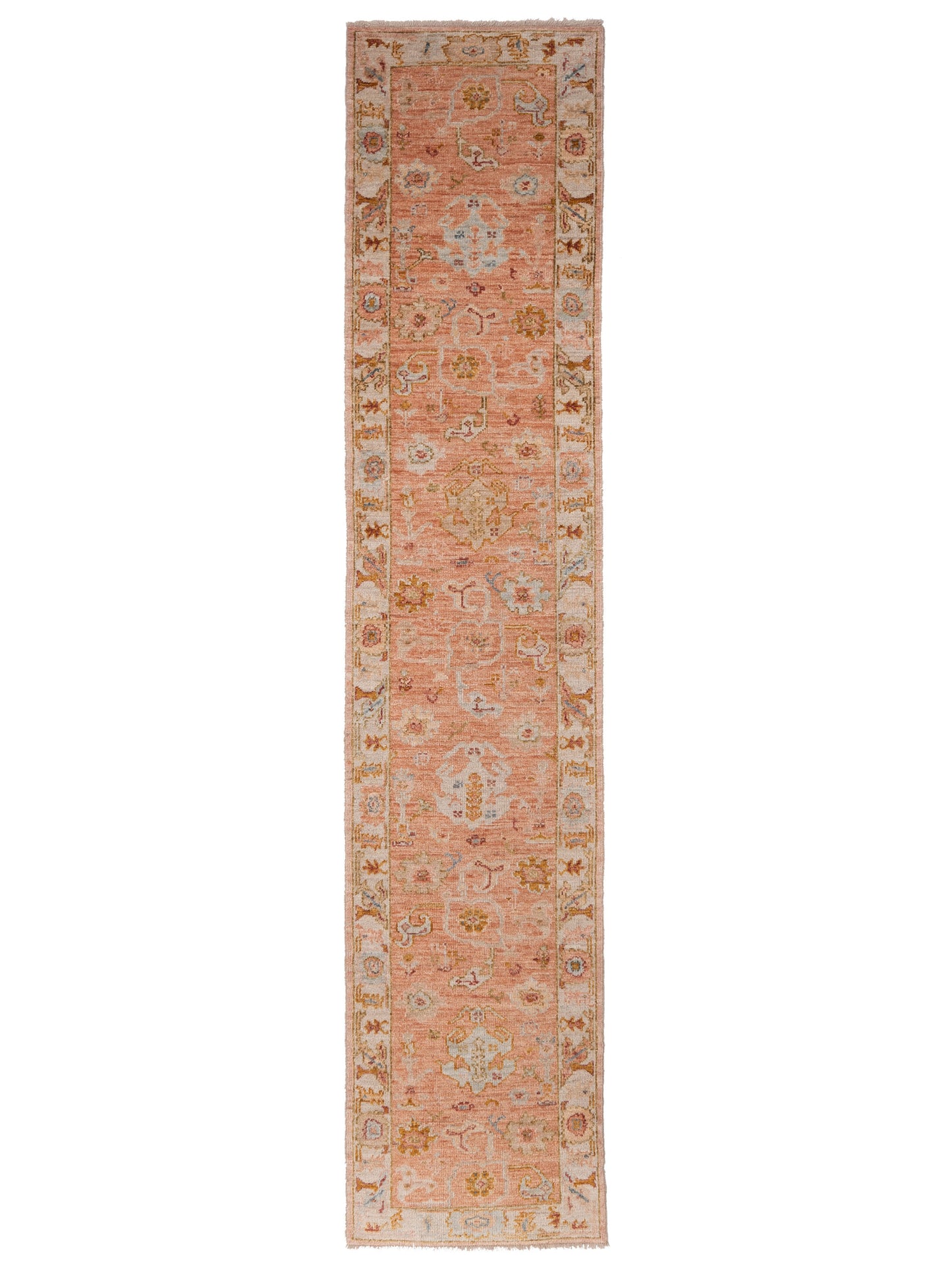 Anadol Angora Oushak Pink Ivory Traditional