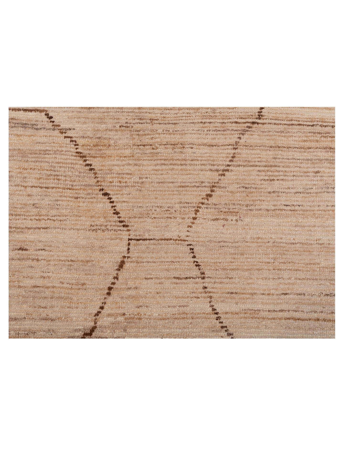 Berber Efes Natural Dark Brown 12.3x15.9 Hand Knotted Rug