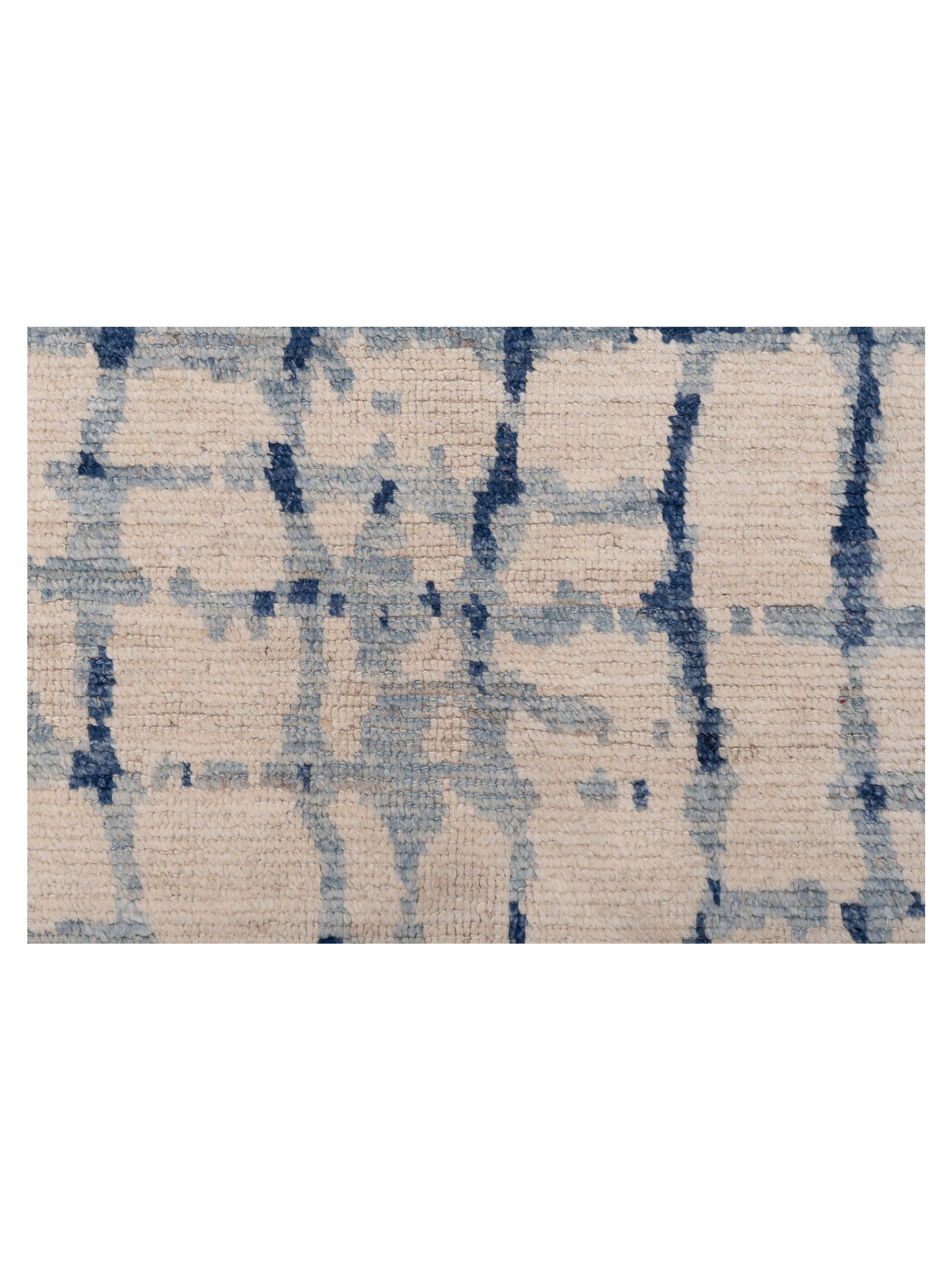 Atlas Ayfer Ivory Light Blue 8.2x9 Hand Knotted Rug