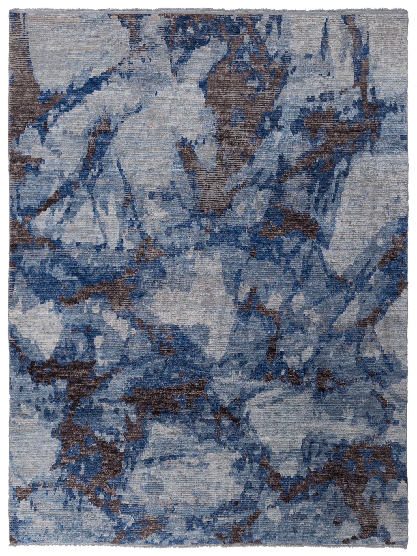 Pasha Atlas Light Blue Dark Blue Contemporary