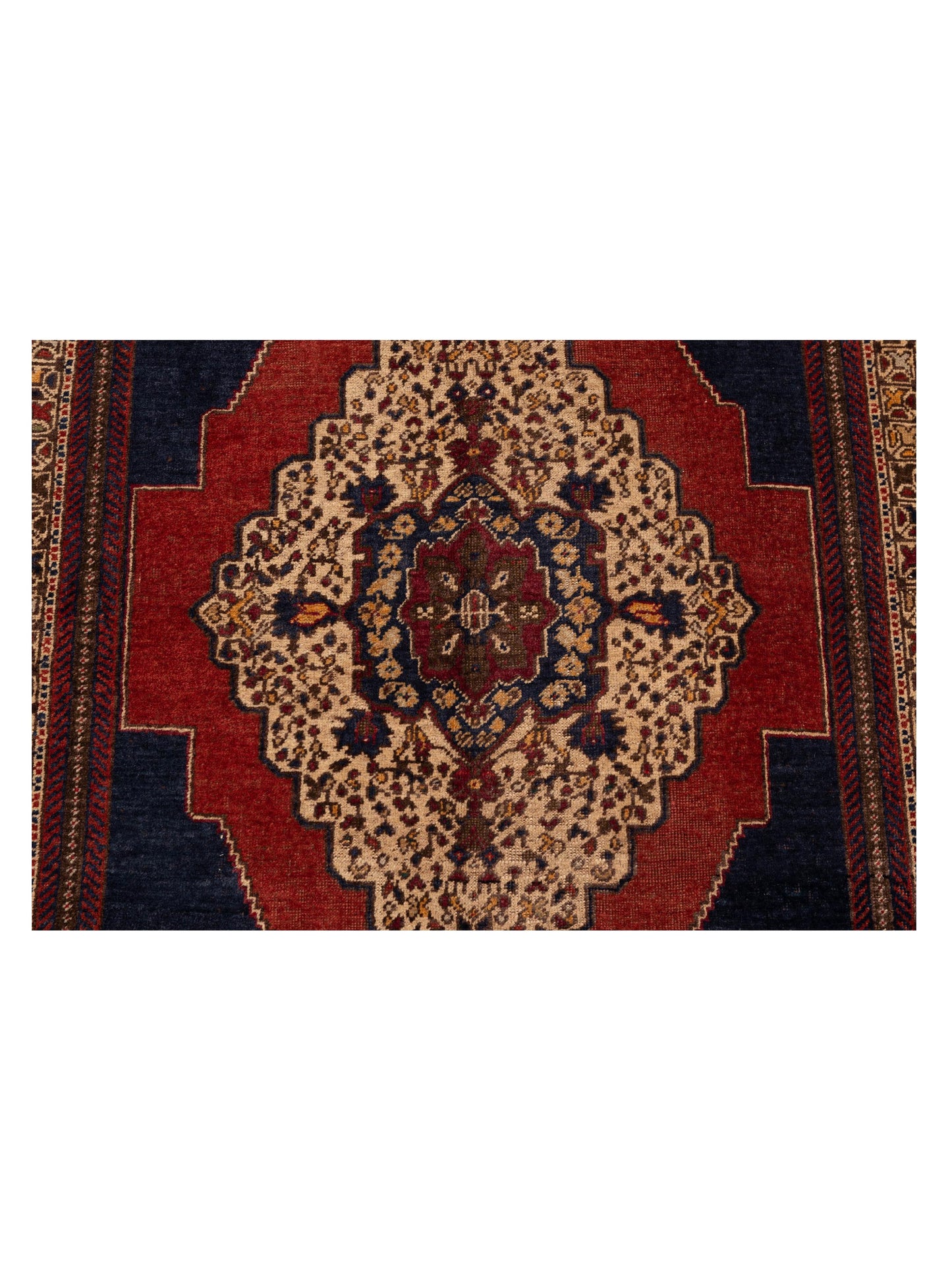 Old Anatolian 148480 Brick Brown 4.9x8.1 Hand Knotted Rug