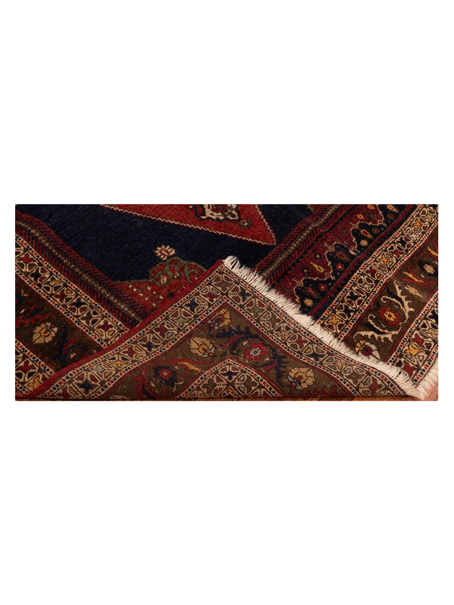 Old Anatolian 148480 Brick Brown 4.9x8.1 Hand Knotted Rug