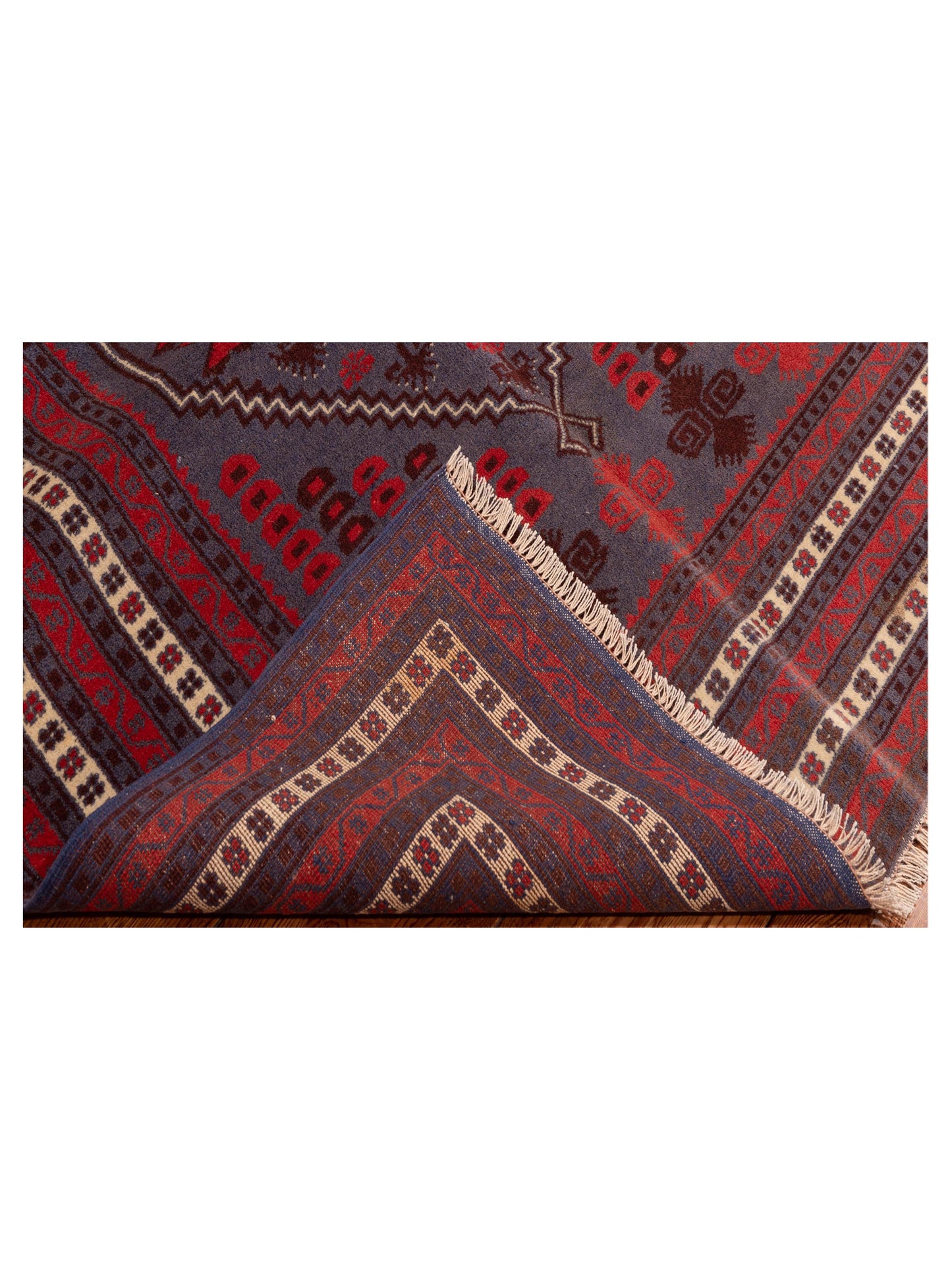 Turkish Shirwan 148495 Charcoal Charcoal 5.2x7.7 Hand Knotted Rug