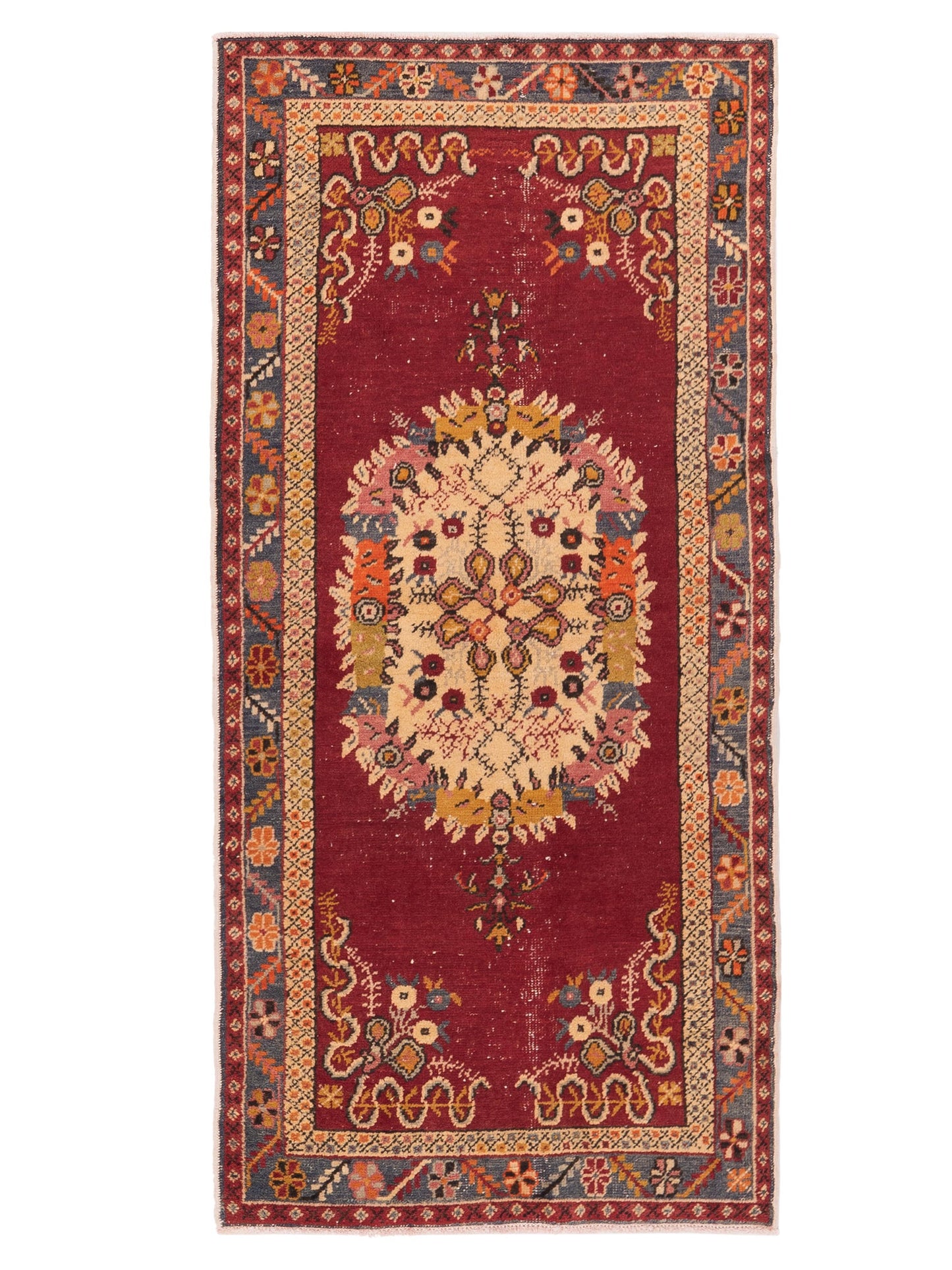 Pasha Old Anatolian Red Gray Traditional