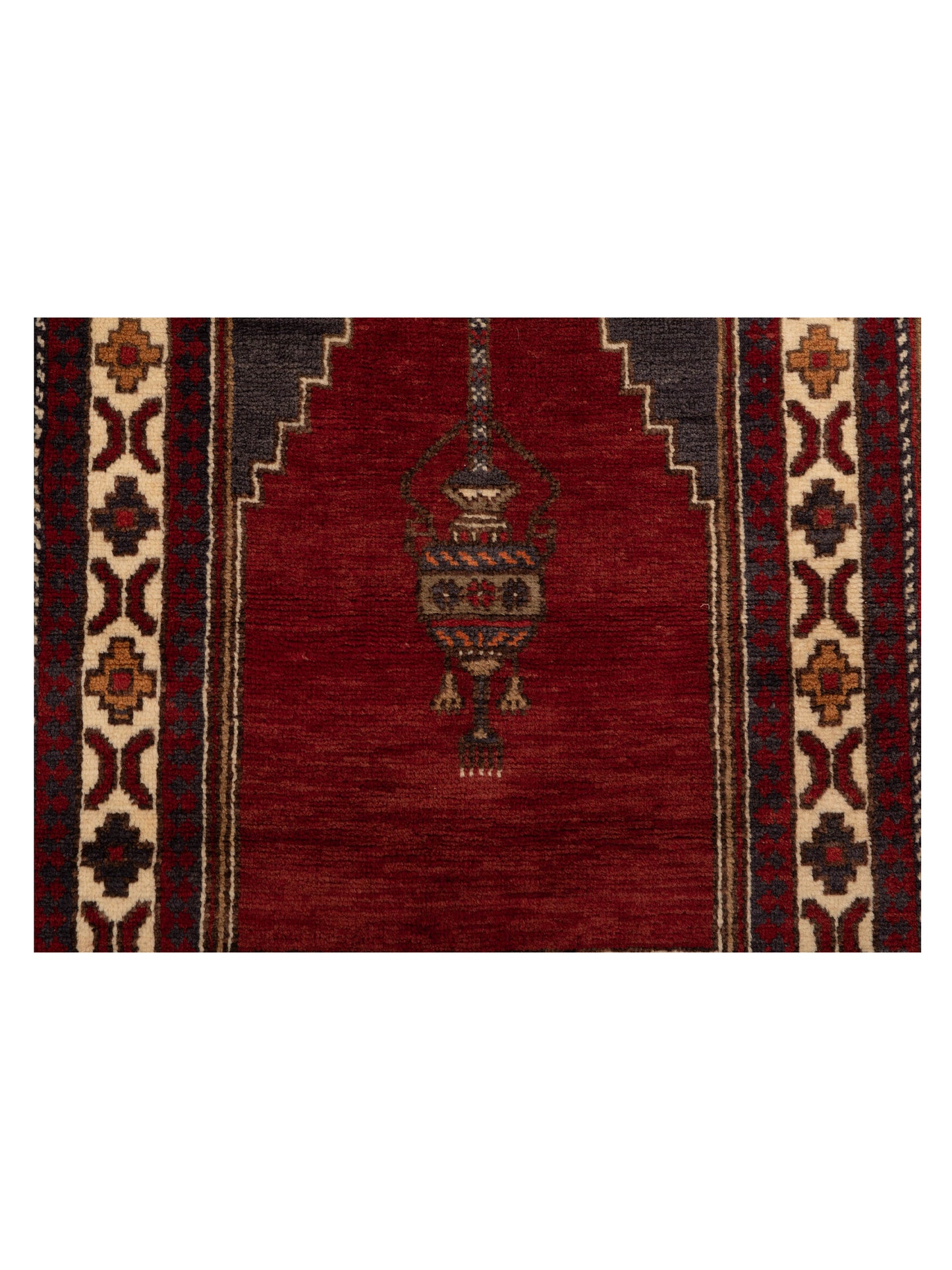 Old Anatolian 148505 Red Brown 3.5x4.8 Hand Knotted Rug