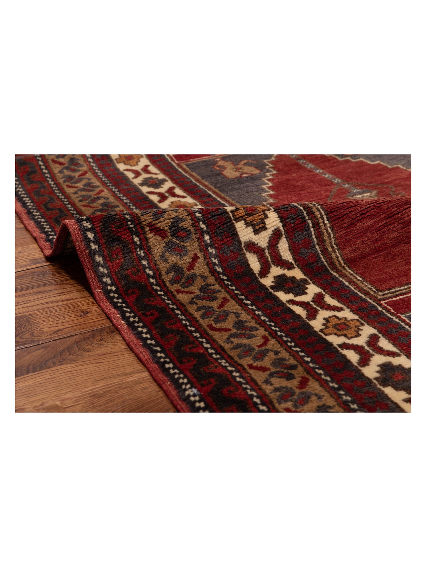 Old Anatolian 148505 Red Brown 3.5x4.8 Hand Knotted Rug
