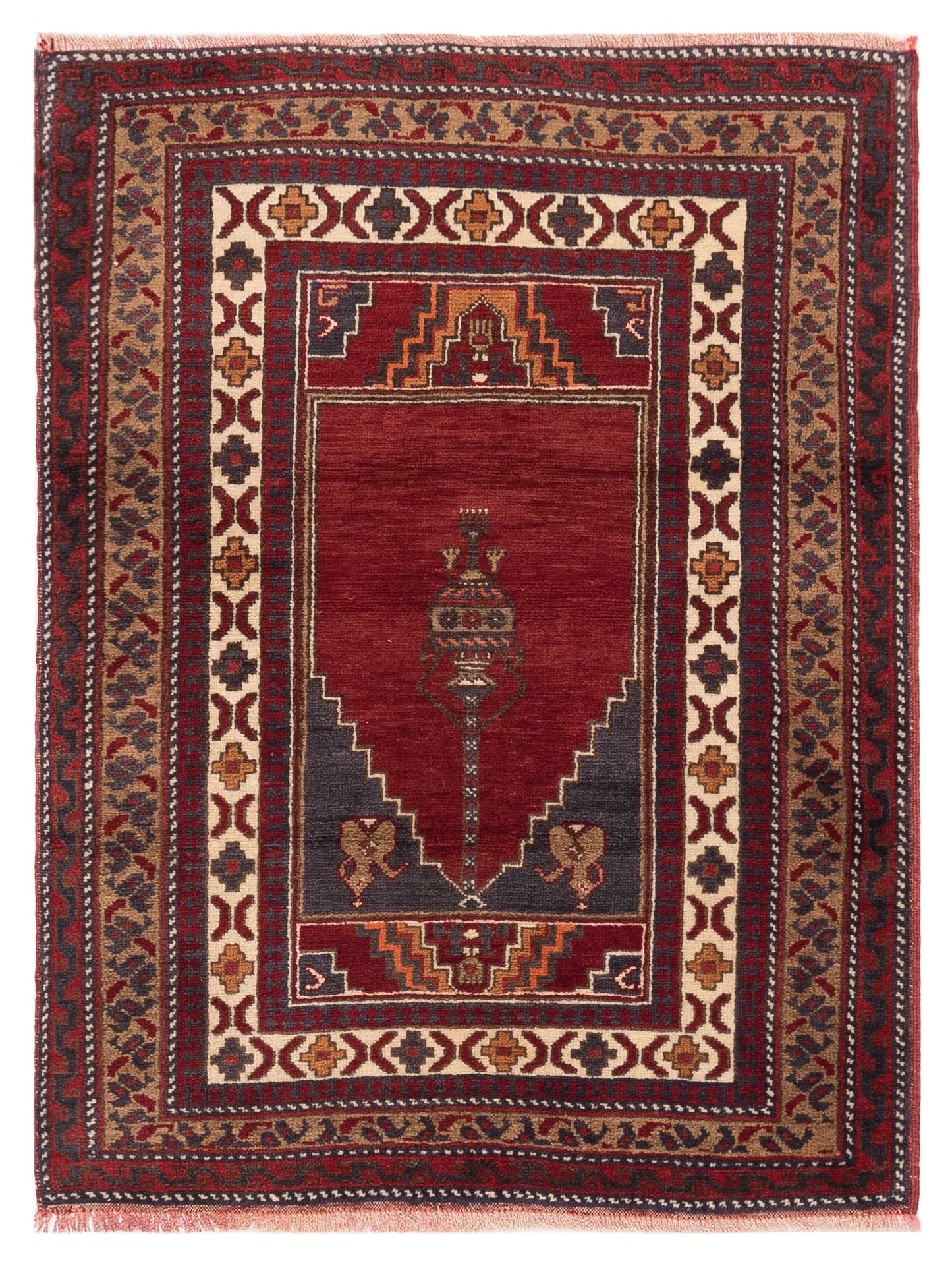 Pasha Old Anatolian Red Brown Traditional