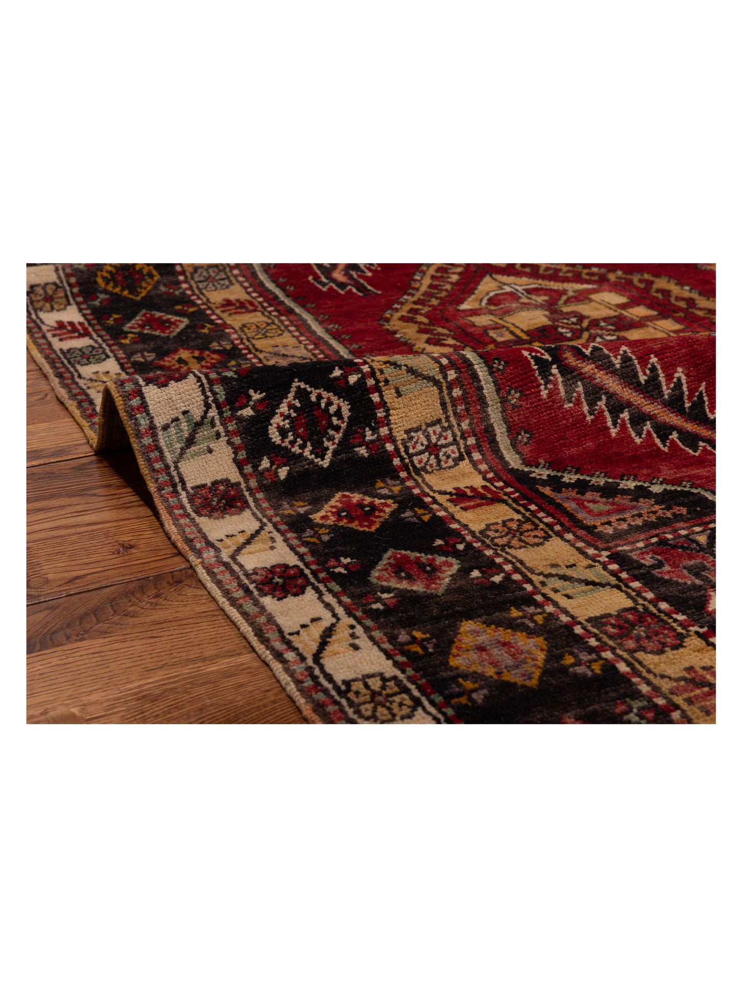 Old Anatolian 148518 Red Brown 3.4x5.9 Hand Knotted Rug