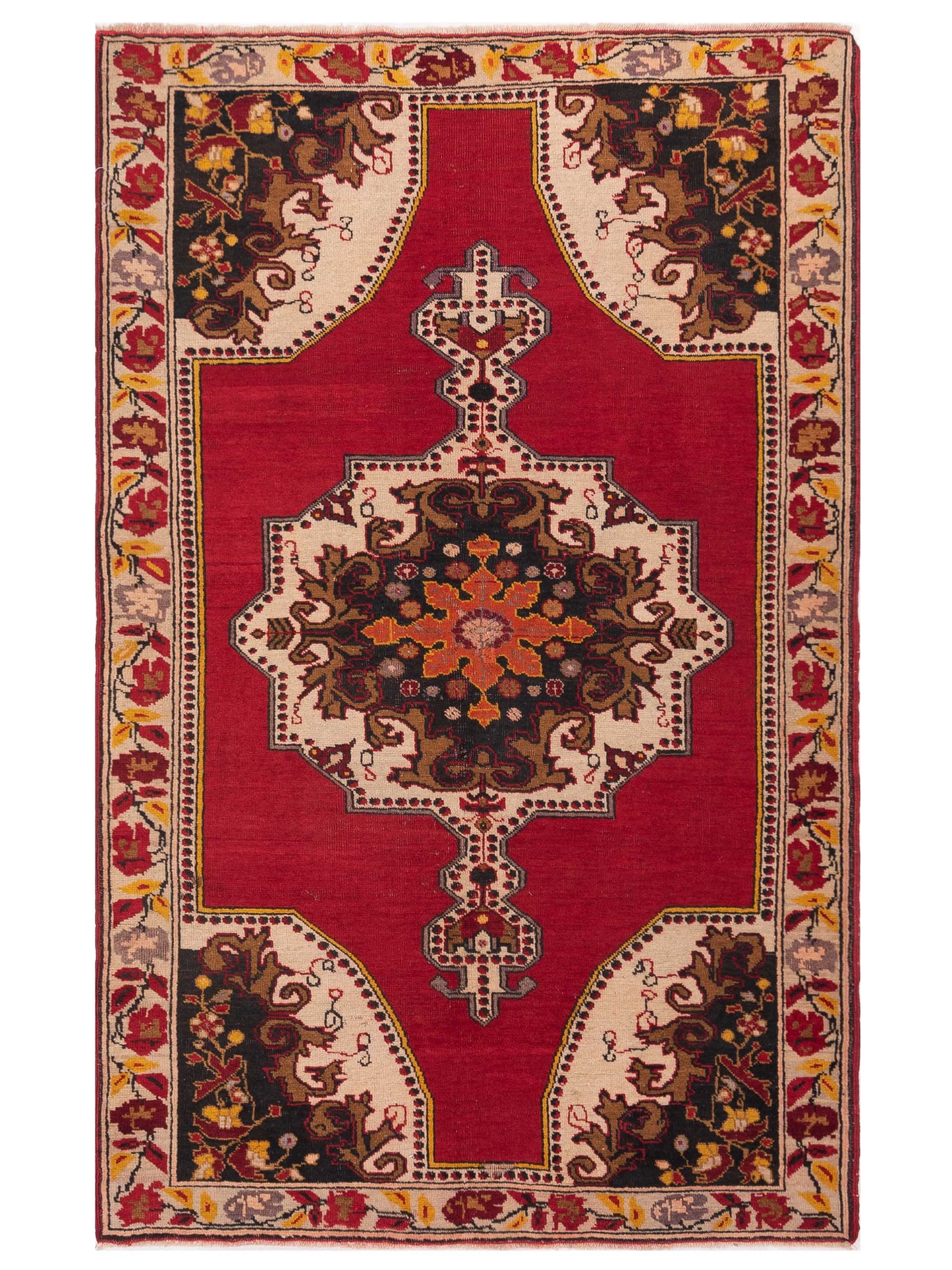 Pasha Old Anatolian Red Ivory Traditional