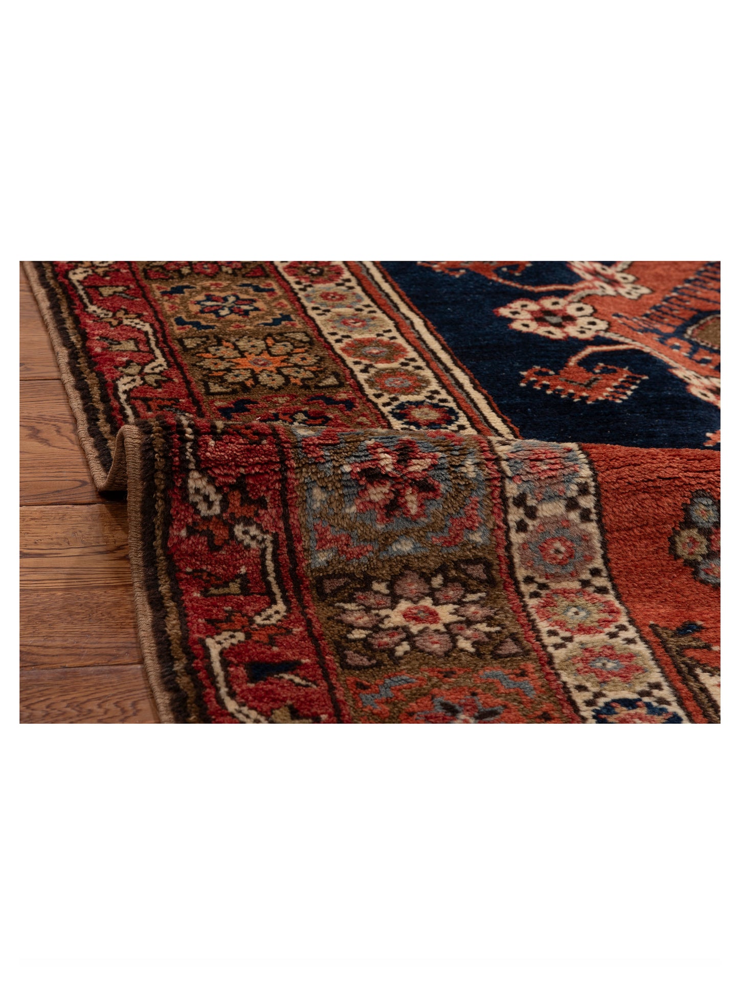 Old Anatolian 148532 Navy Rust 5.2x7.4 Hand Knotted Rug