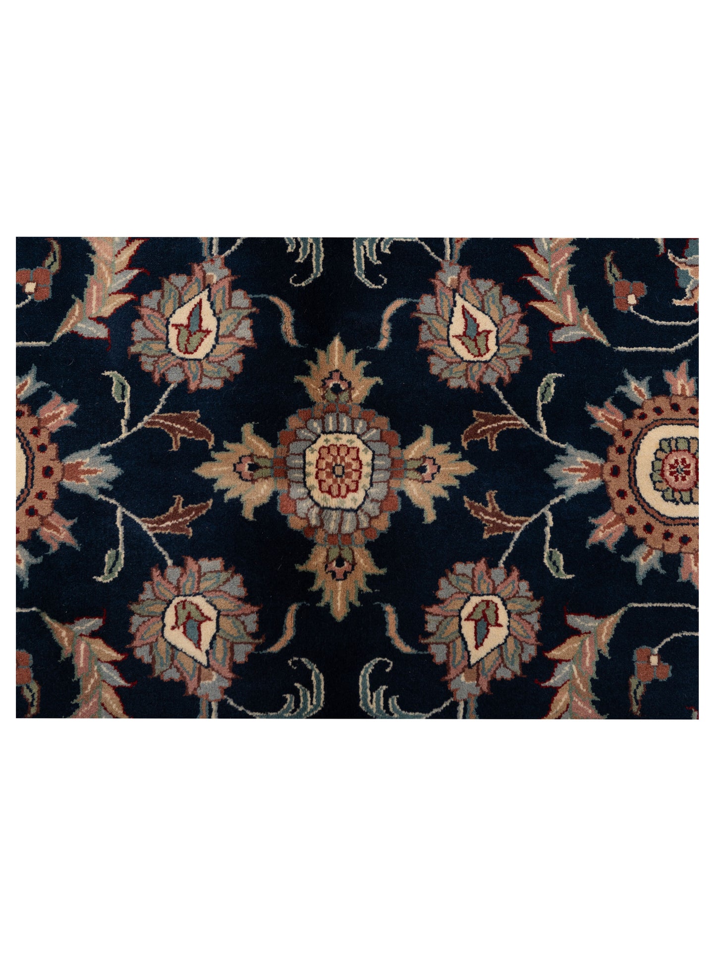 Jahan 148540 Navy Copper 8.1x9.9 Hand Knotted Rug