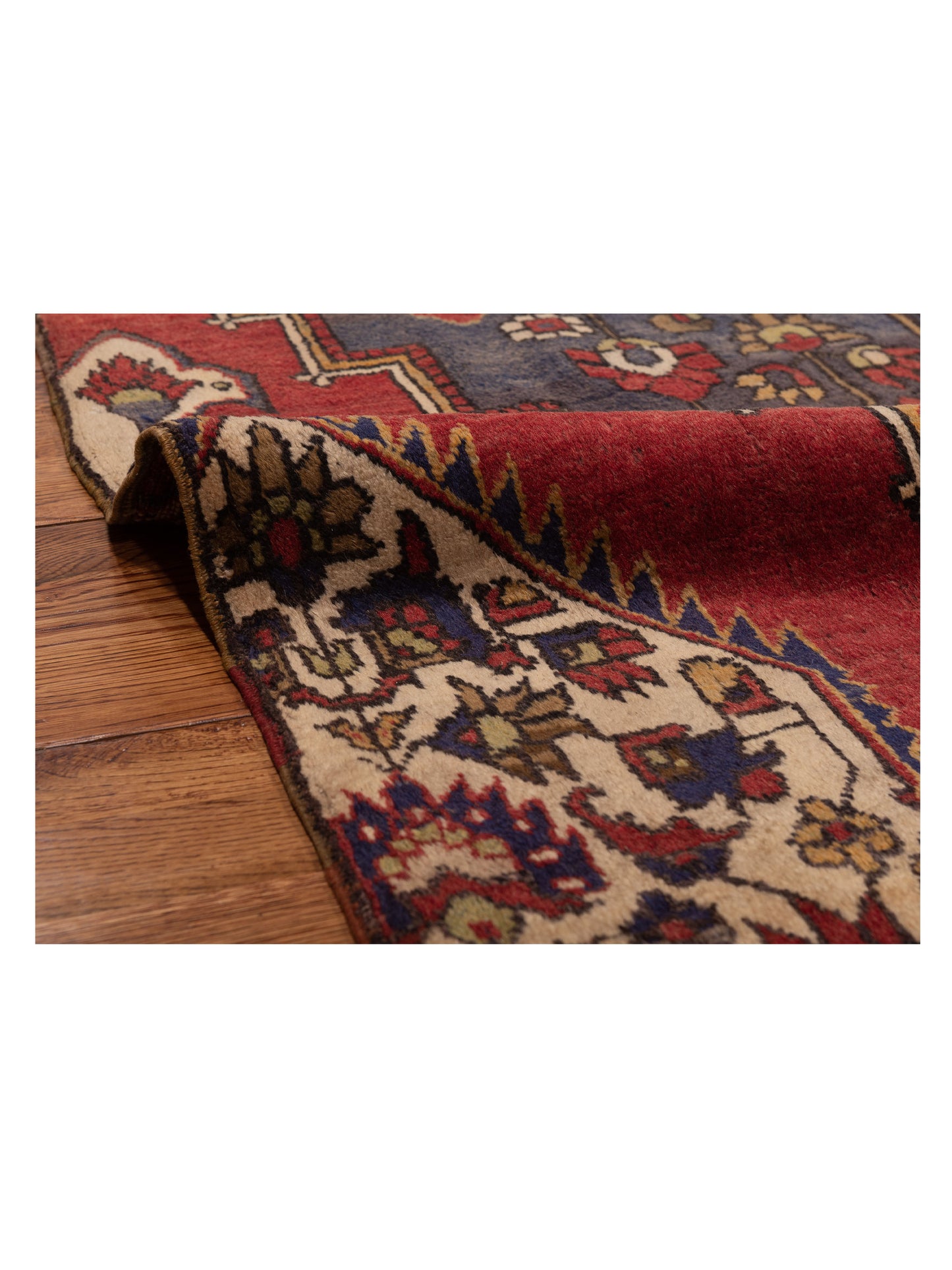 Anatolian Yastik 148632 Red Brown 1.10x4.10 Hand Knotted Rug