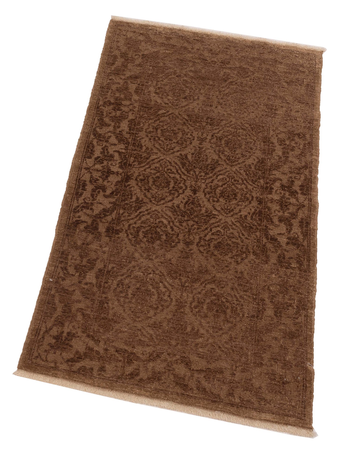 Defne Tulip Ivory Brown 2.8x4.10 Hand Knotted Rug