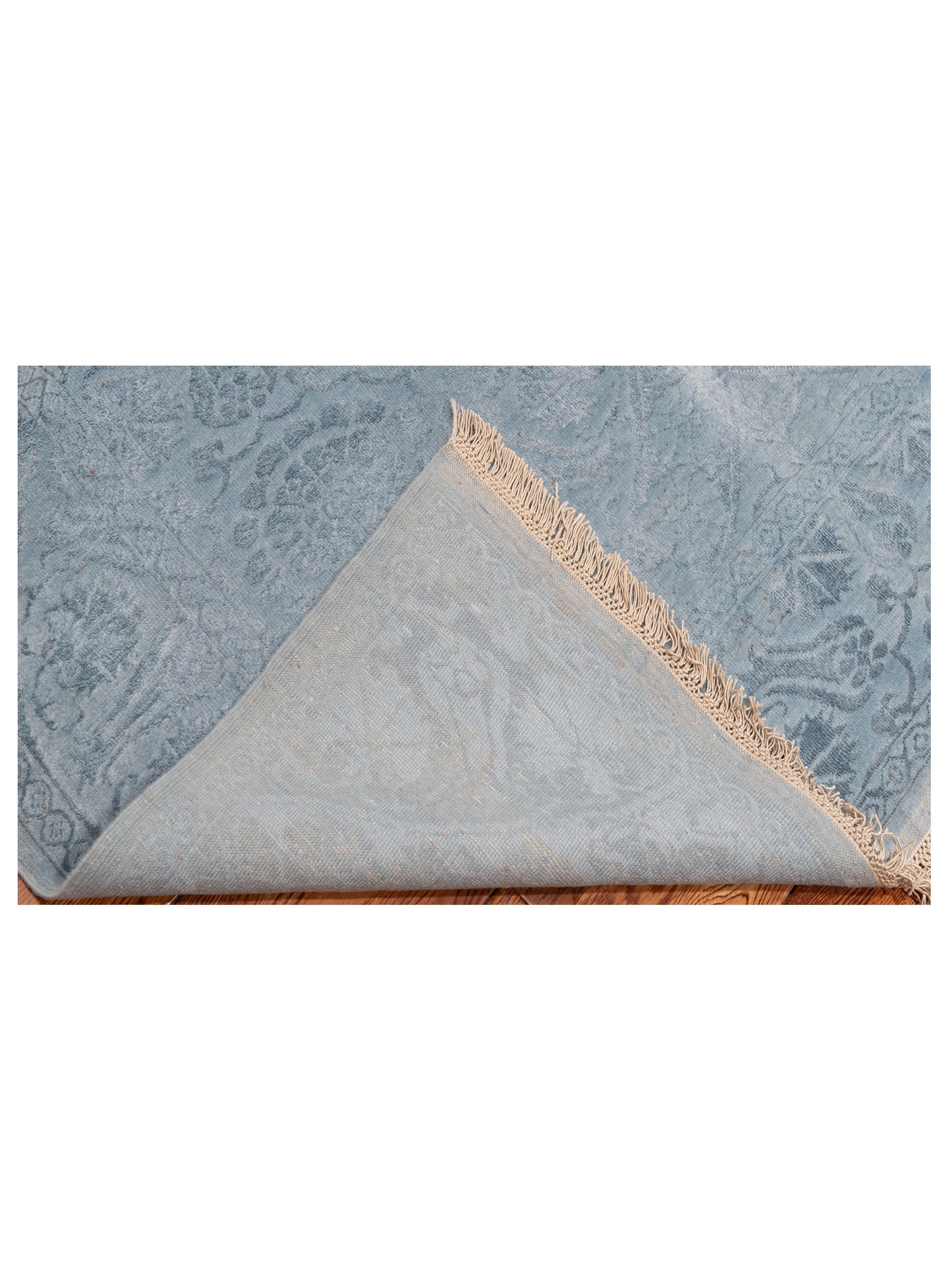 Color Bouquet 148667 Blue Blue 5.6x7.8 Hand Knotted Rug