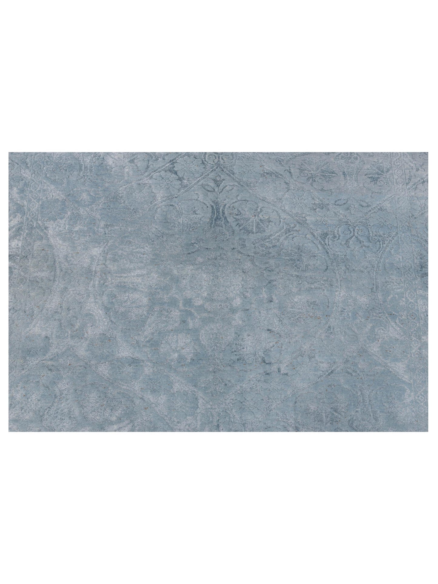 Color Bouquet 148667 Blue Blue 5.6x7.8 Hand Knotted Rug
