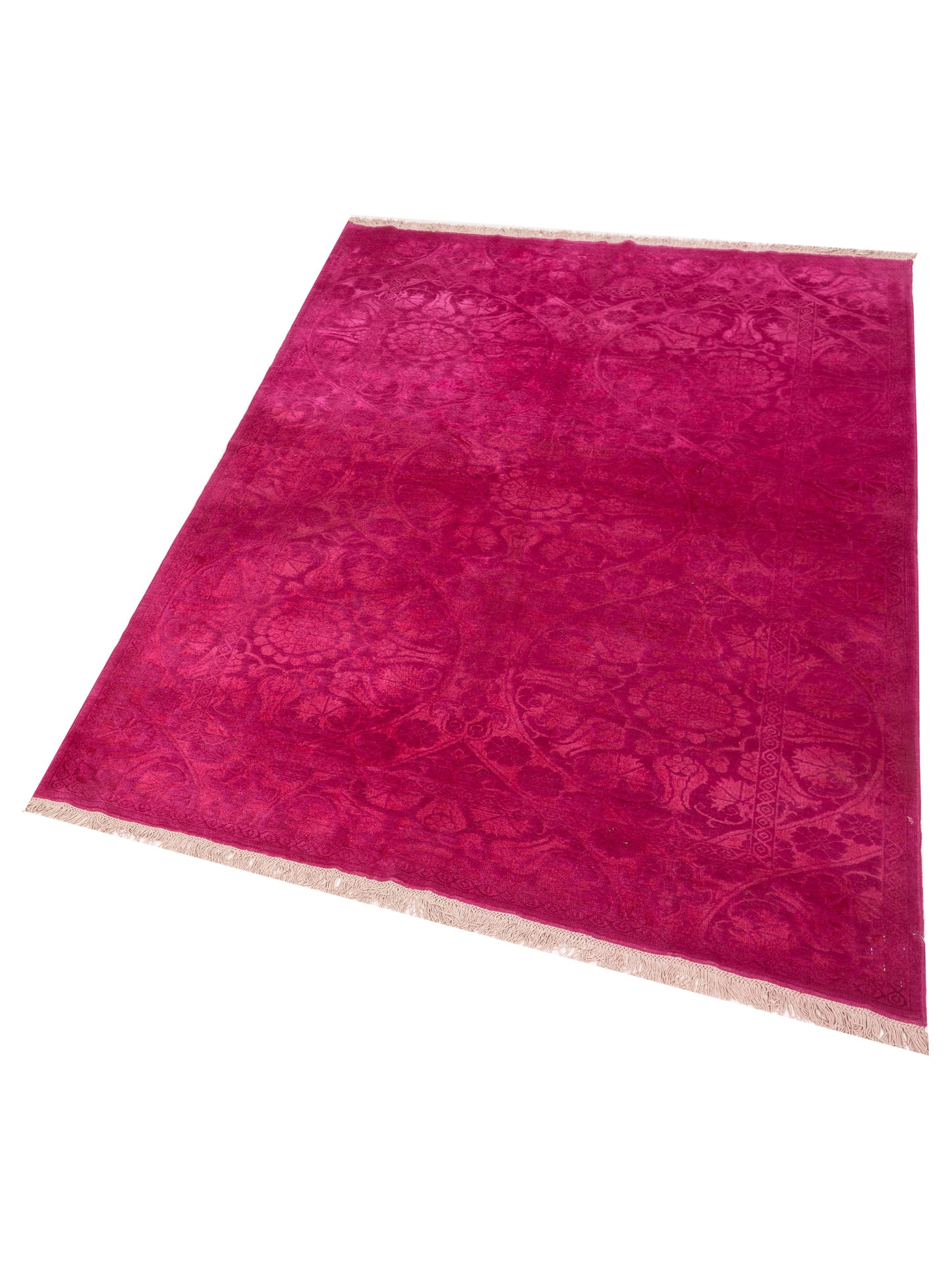Color Bouquet 148671 Pink Pink 5.7x7.8 Hand Knotted Rug