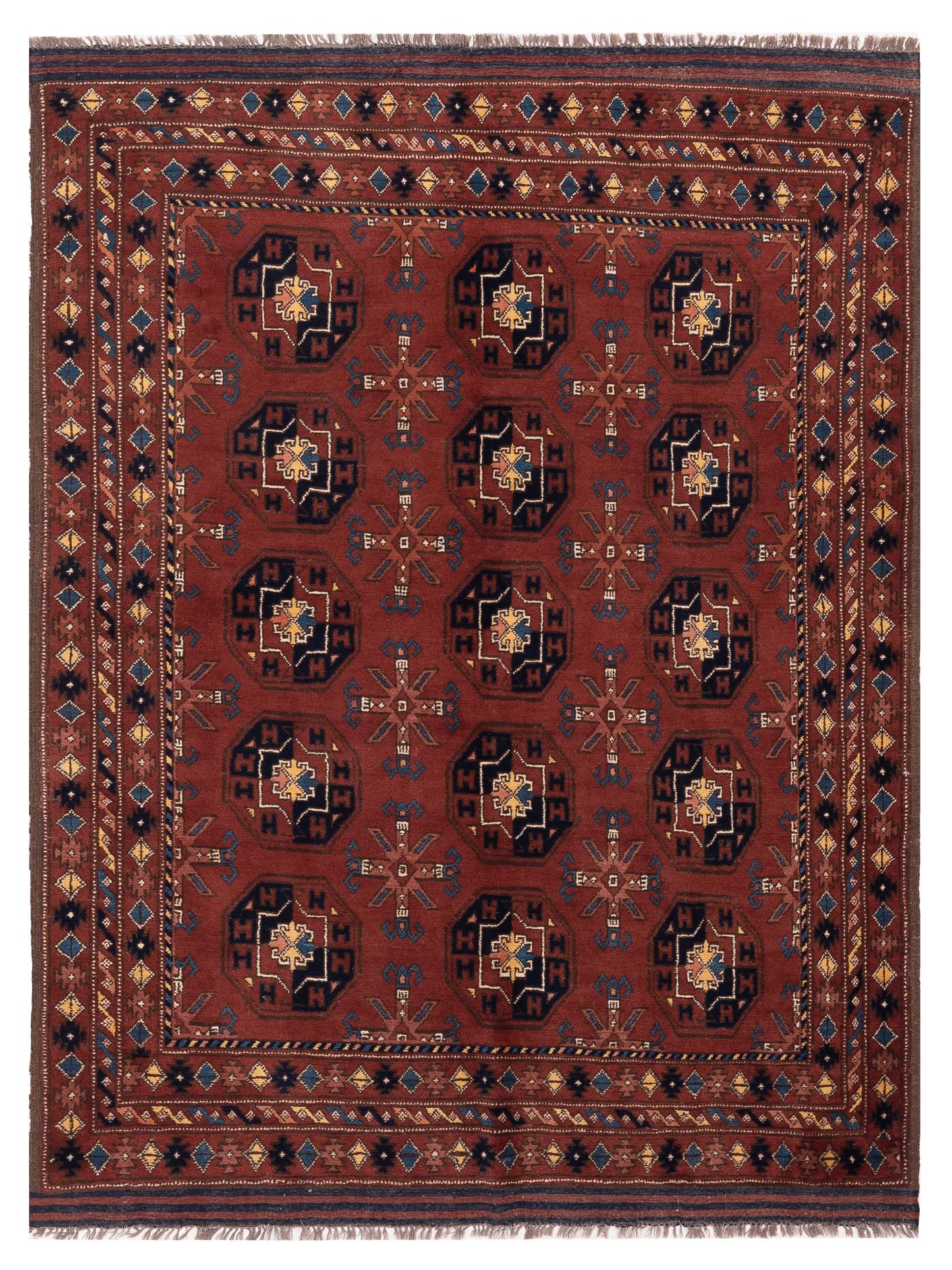 Nomad Afghan Belcik Red Red Tribal