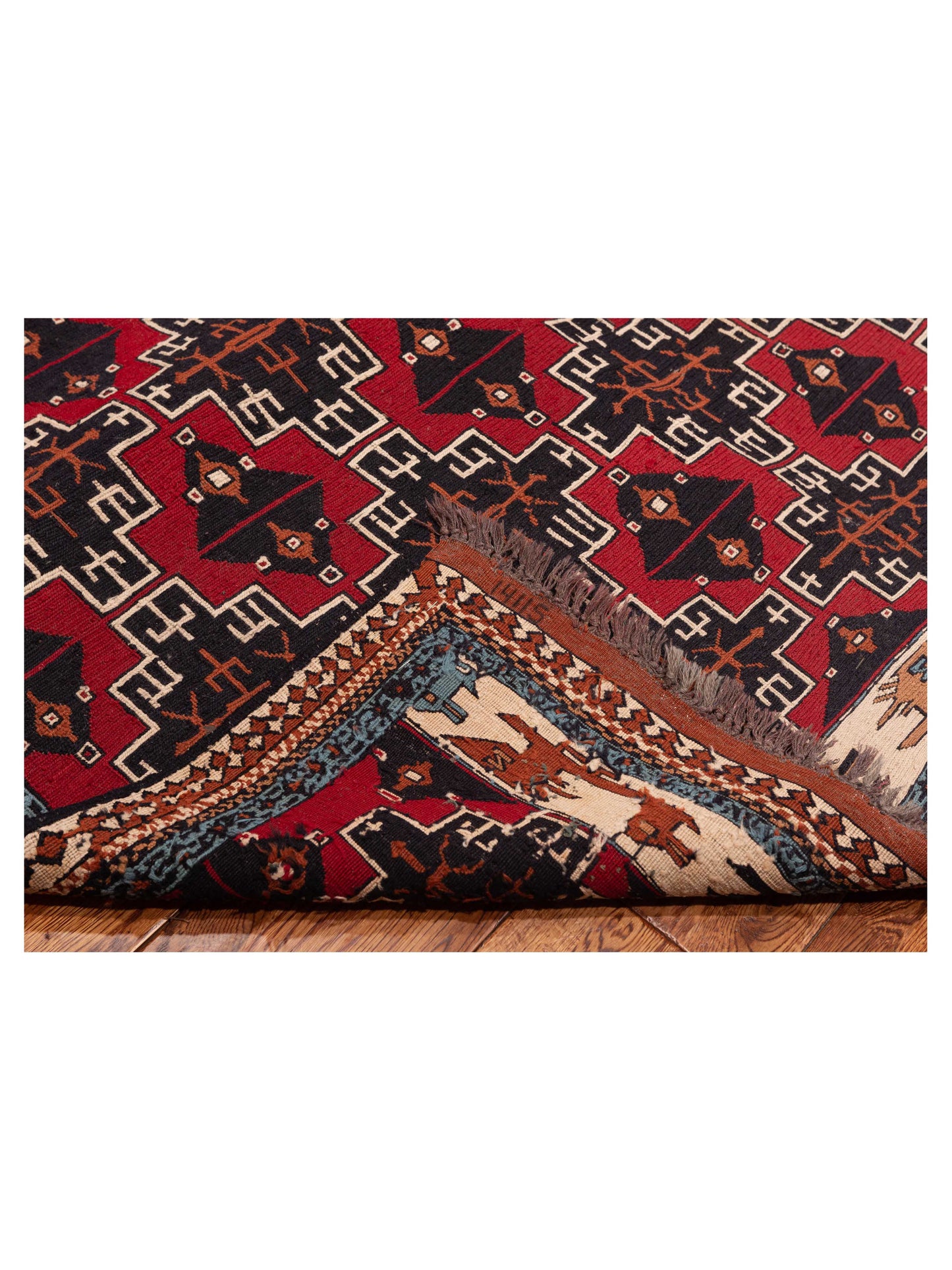 Afghan Soumak 148719 Multi Multi 5.10x10.11 Hand Woven Rug